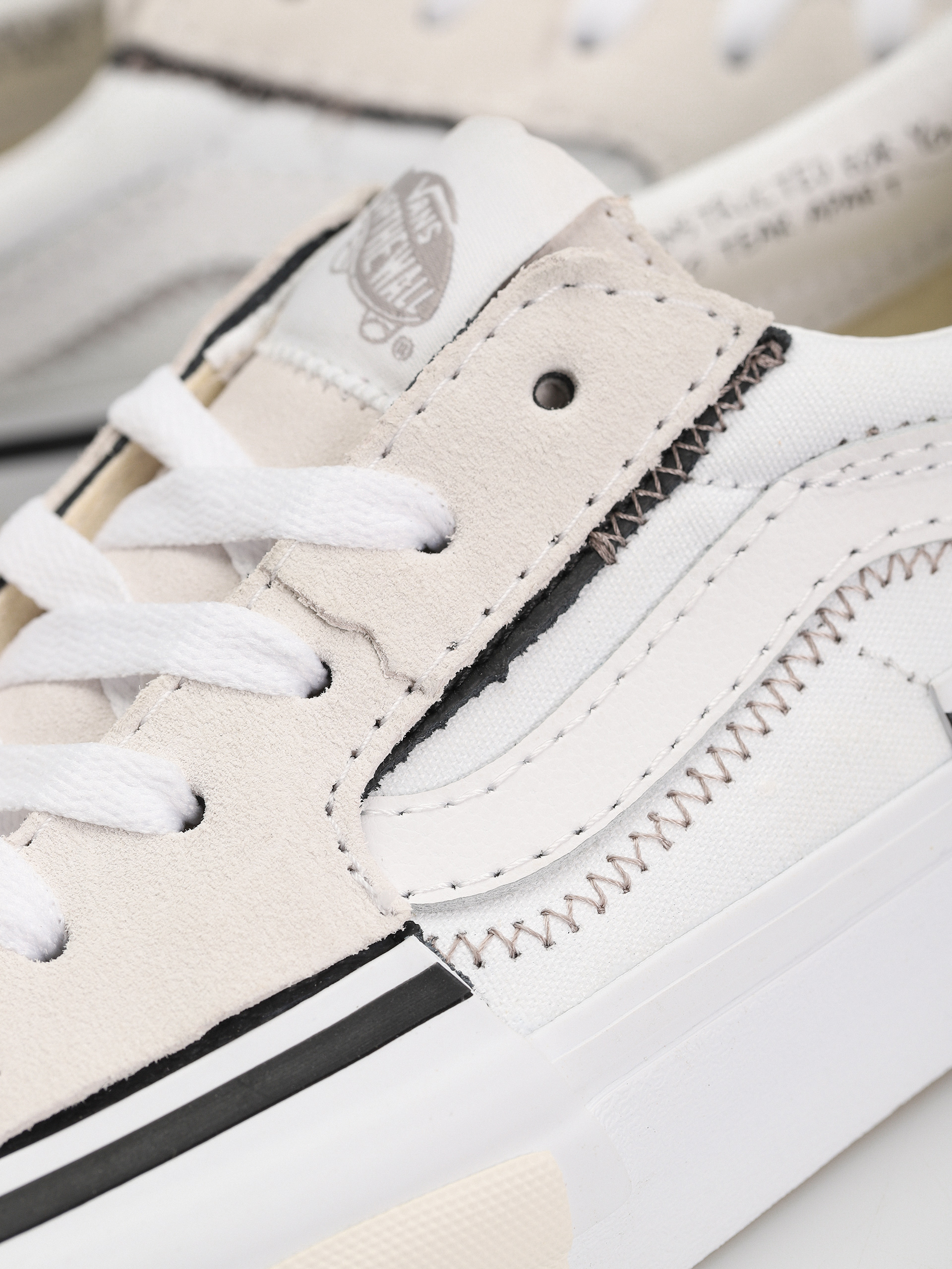 Pantofi Vans Sk8 Low Reconstruct (true white)