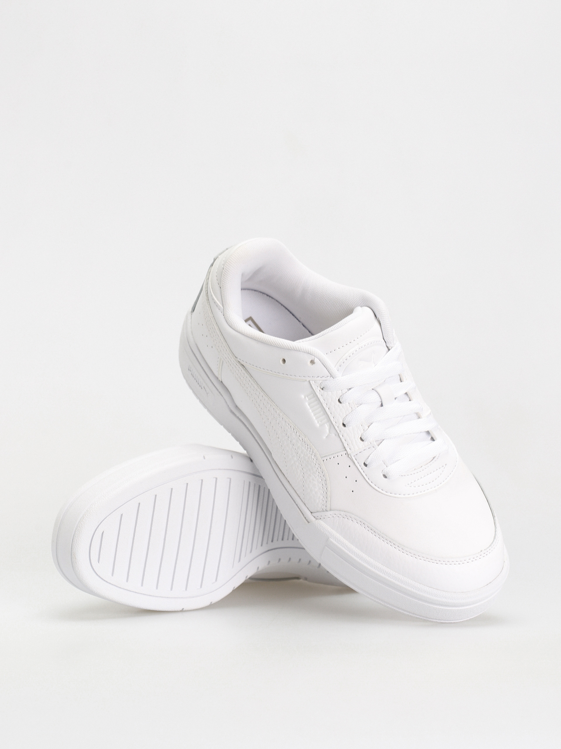 Pantofi Puma Cali Pro Sport Lth (puma white/concrete gray)