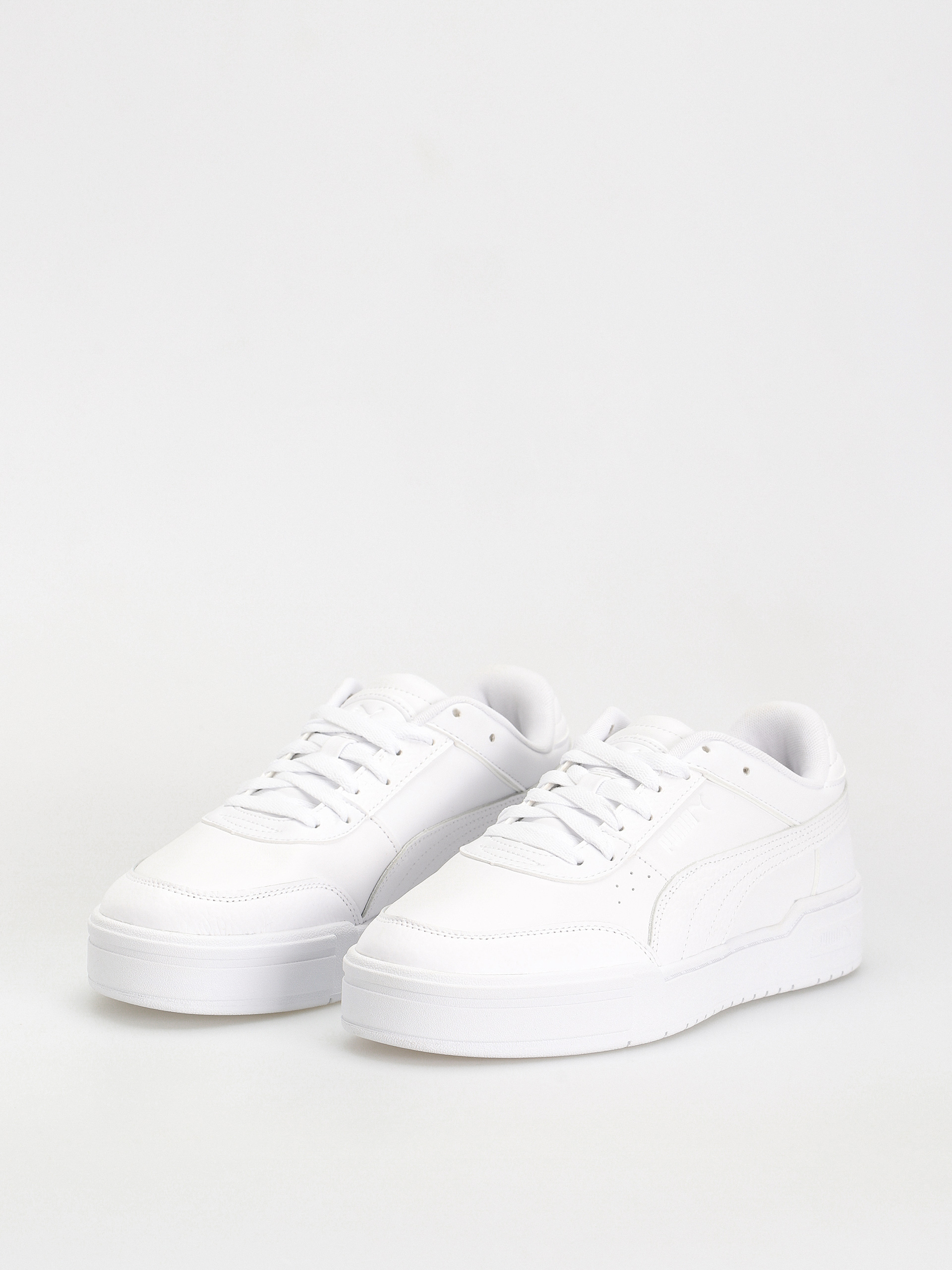 Pantofi Puma Cali Pro Sport Lth (puma white/concrete gray)