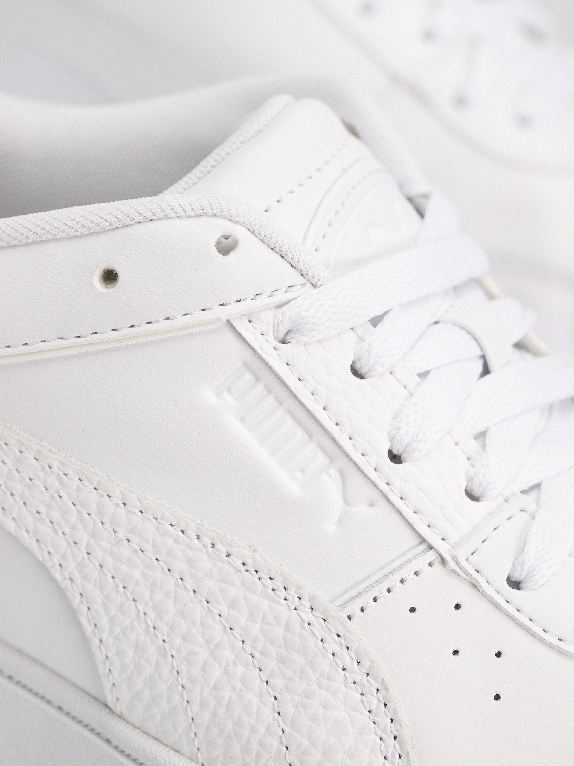 Pantofi Puma Cali Pro Sport Lth (puma white/concrete gray)