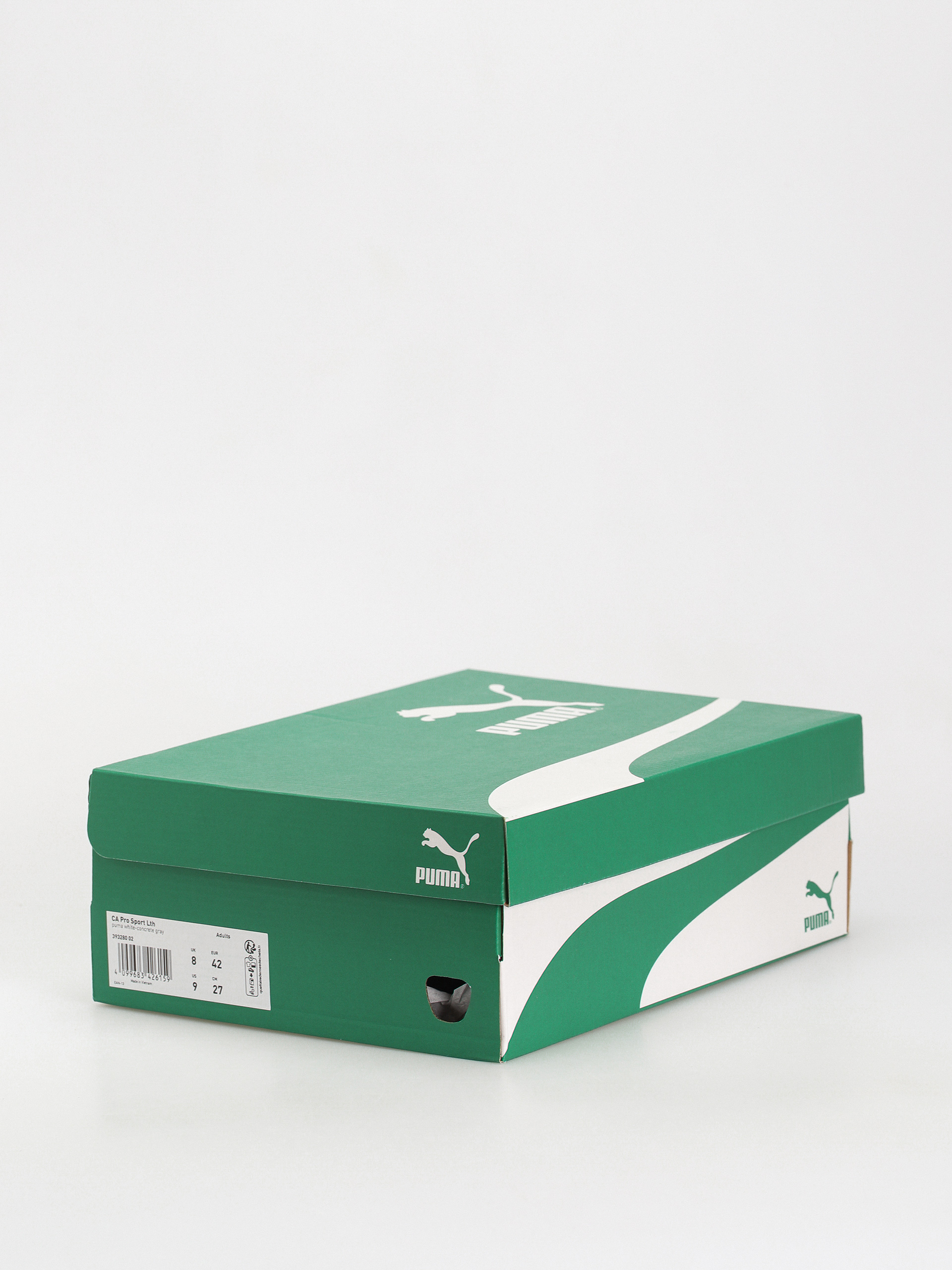 Pantofi Puma Cali Pro Sport Lth (puma white/concrete gray)