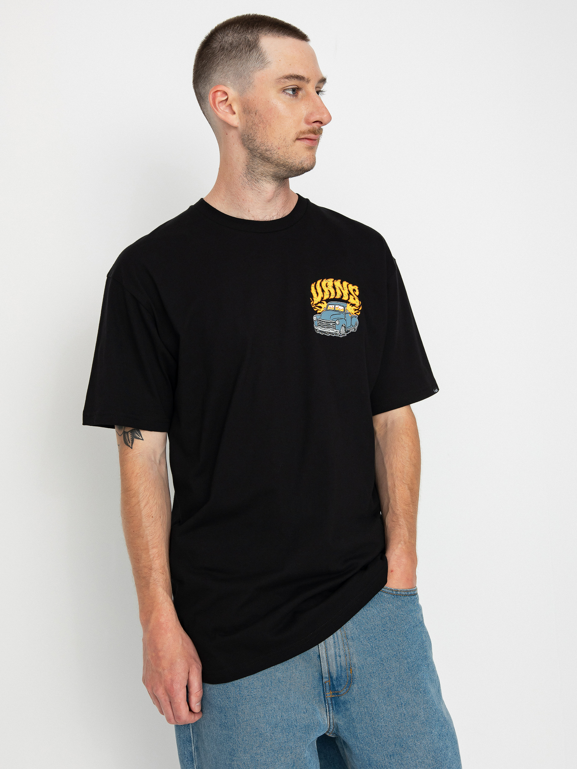 Tricou Vans Running On Empty (black)