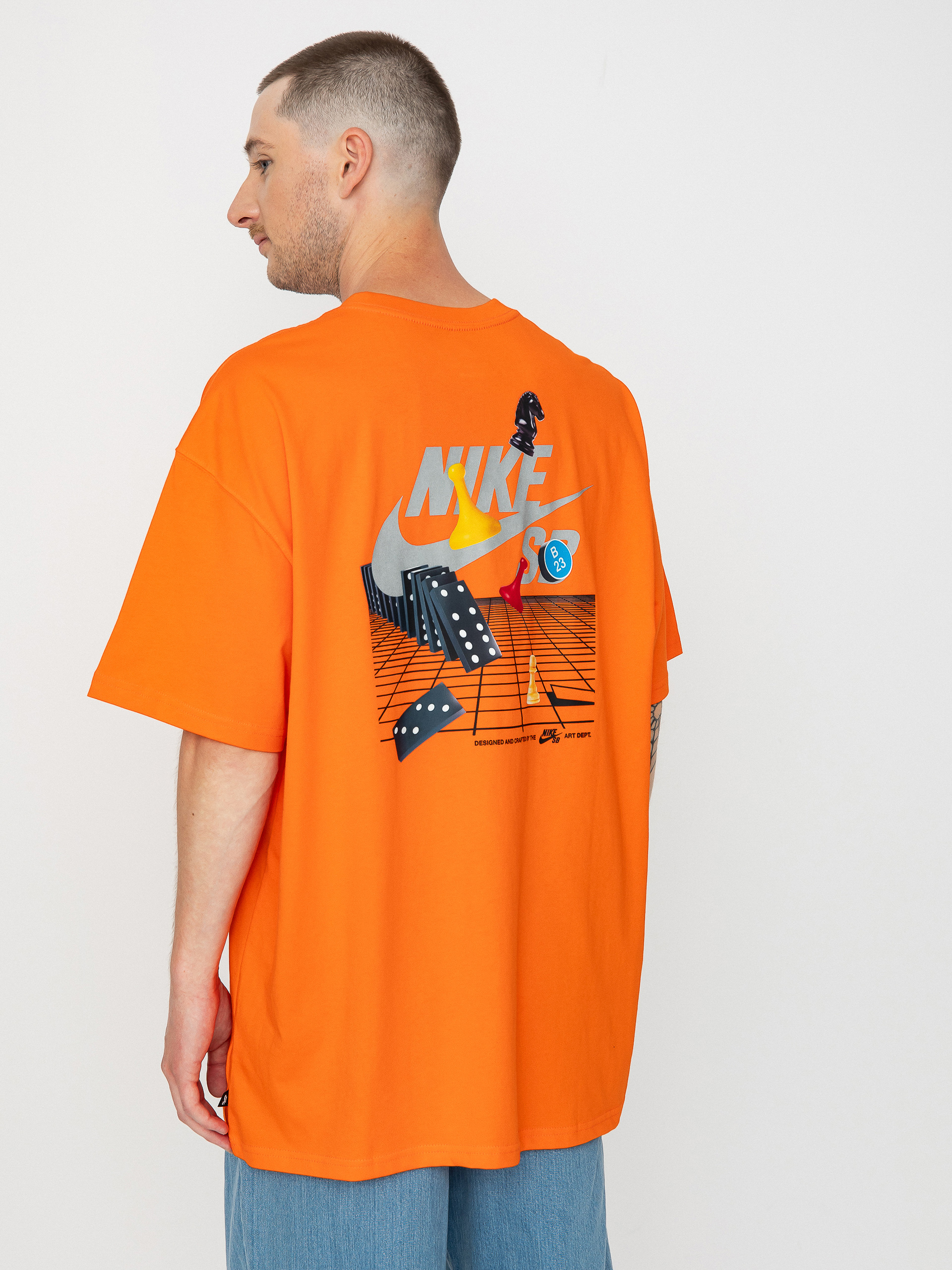 Tricou Nike SB Muni (safety orange)