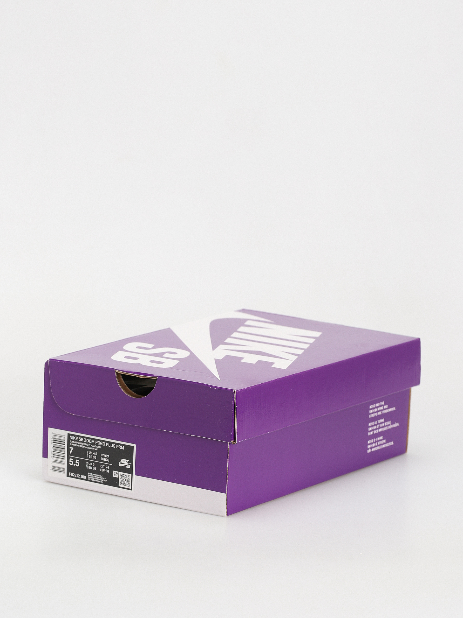 Pantofi Nike SB Zoom Pogo Plus Premium (summit white/bright mandarin)