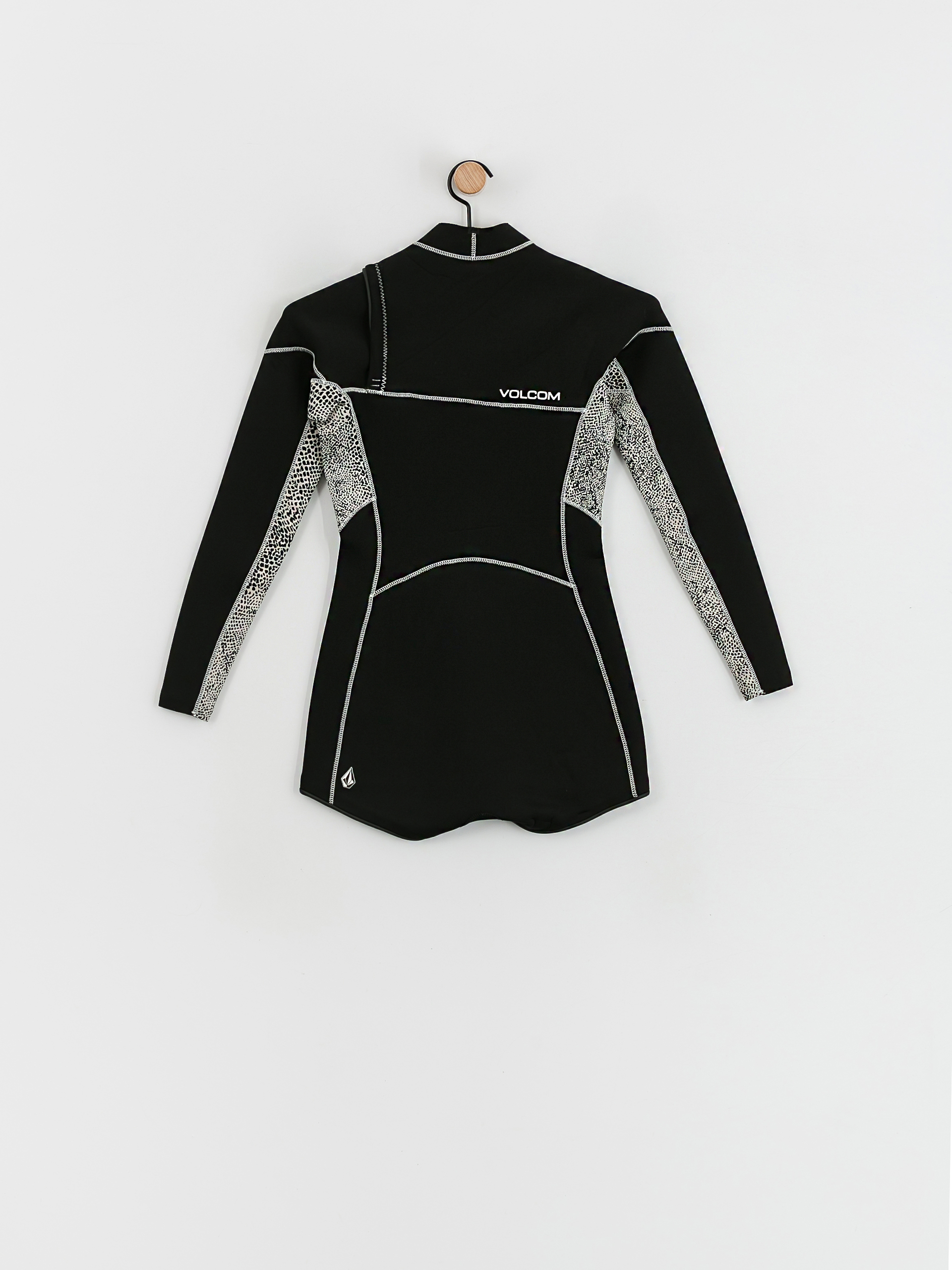 Costum de neopren Volcom 2Mm Chest Zip Ls Springsuit Wmn (black)