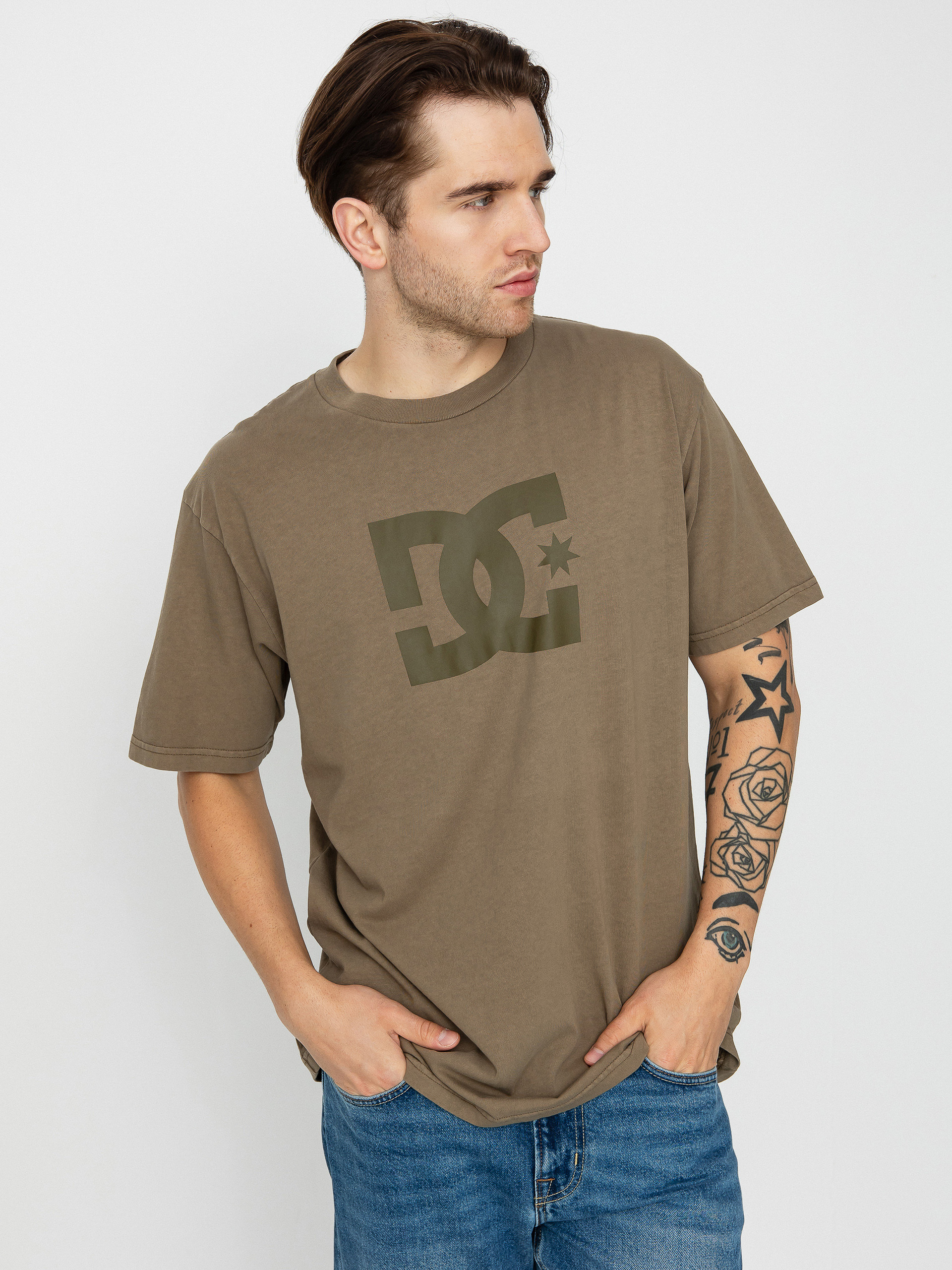 Tricou DC Star Pigment Dye (capers enzyme wash)