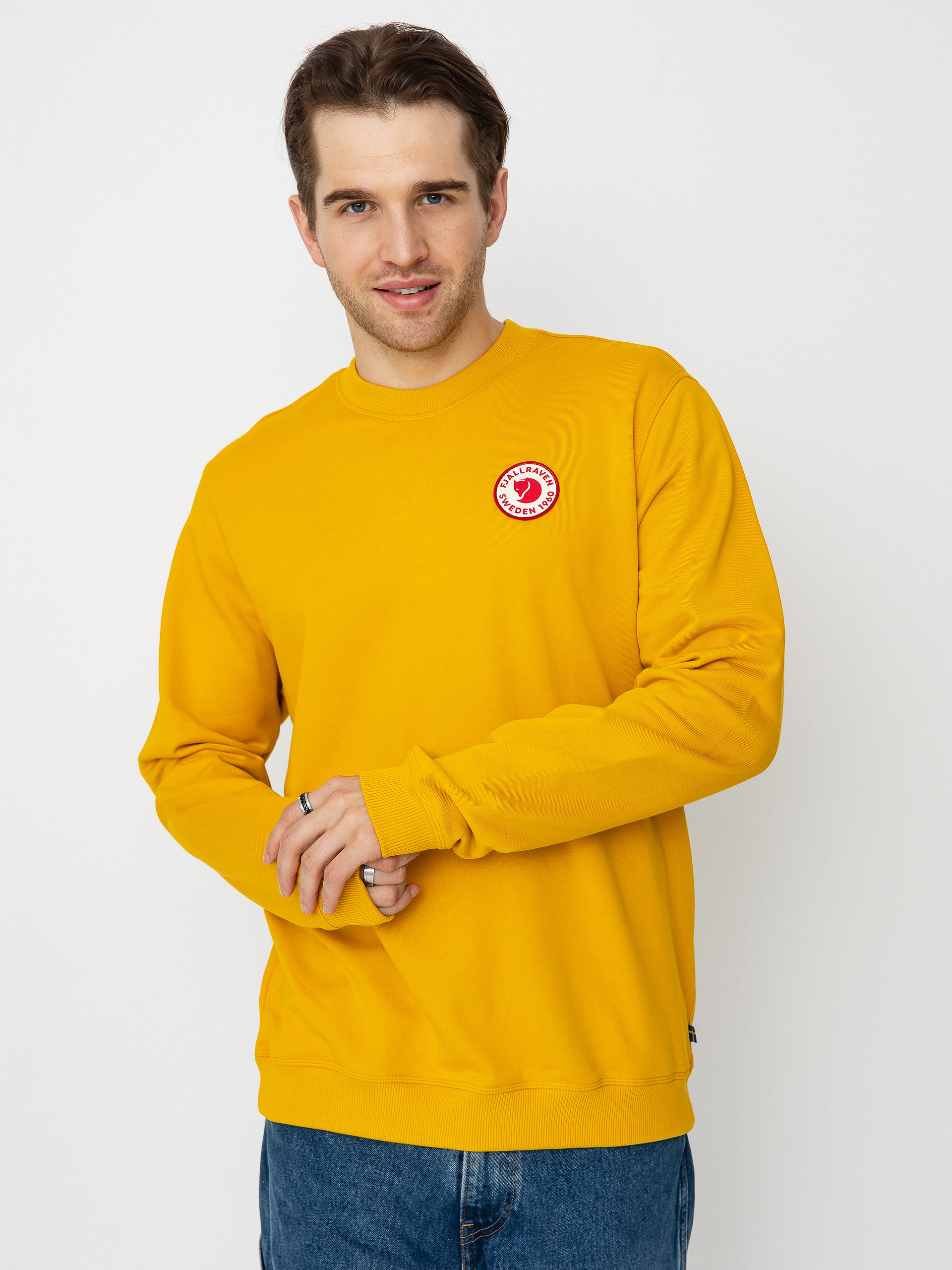Hanorac Fjallraven 1960 Logo Badge (mustard yellow)