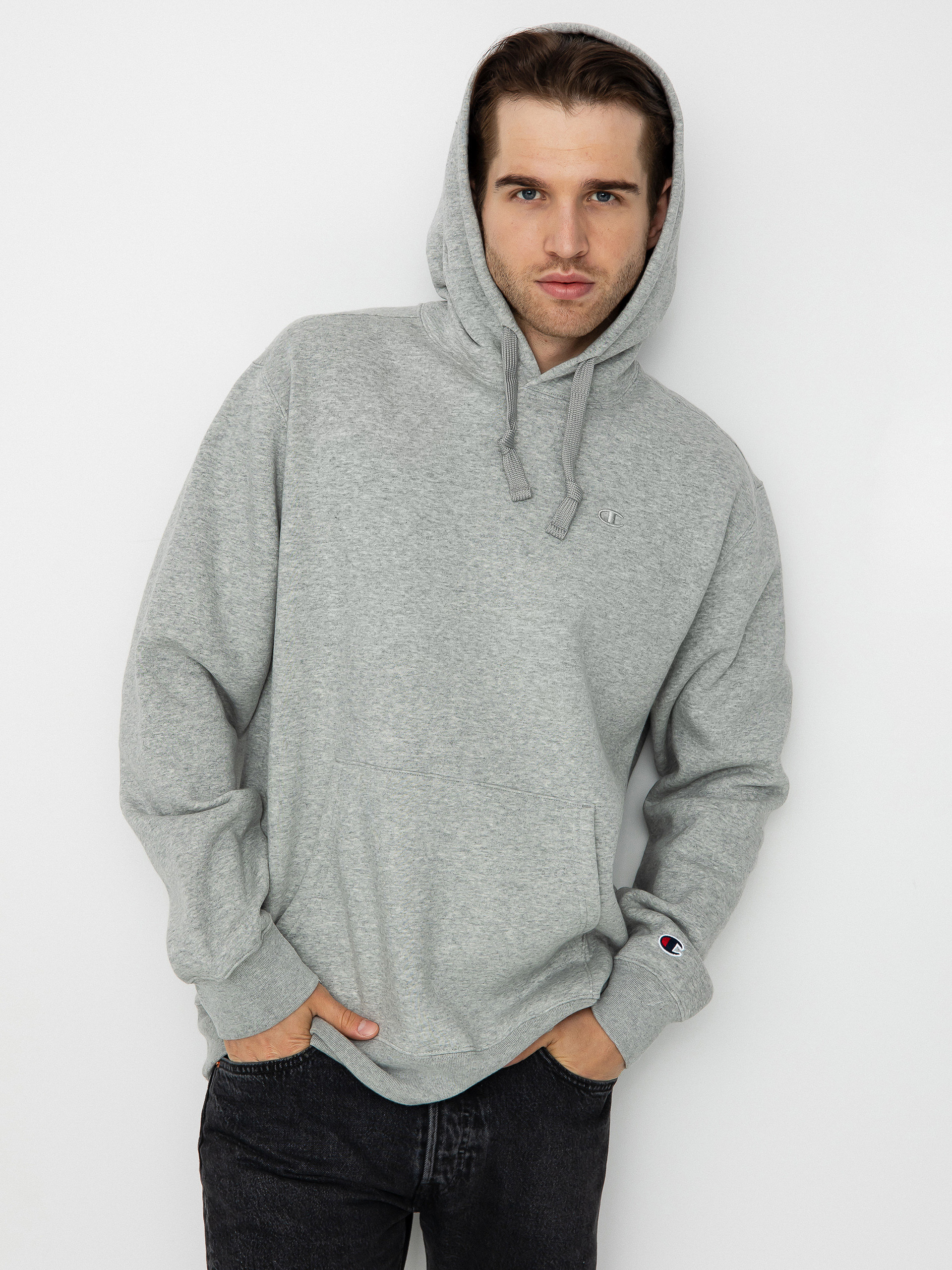 Hanorac cu glugă Champion Hooded Sweatshirt 219065 HD (nogm)