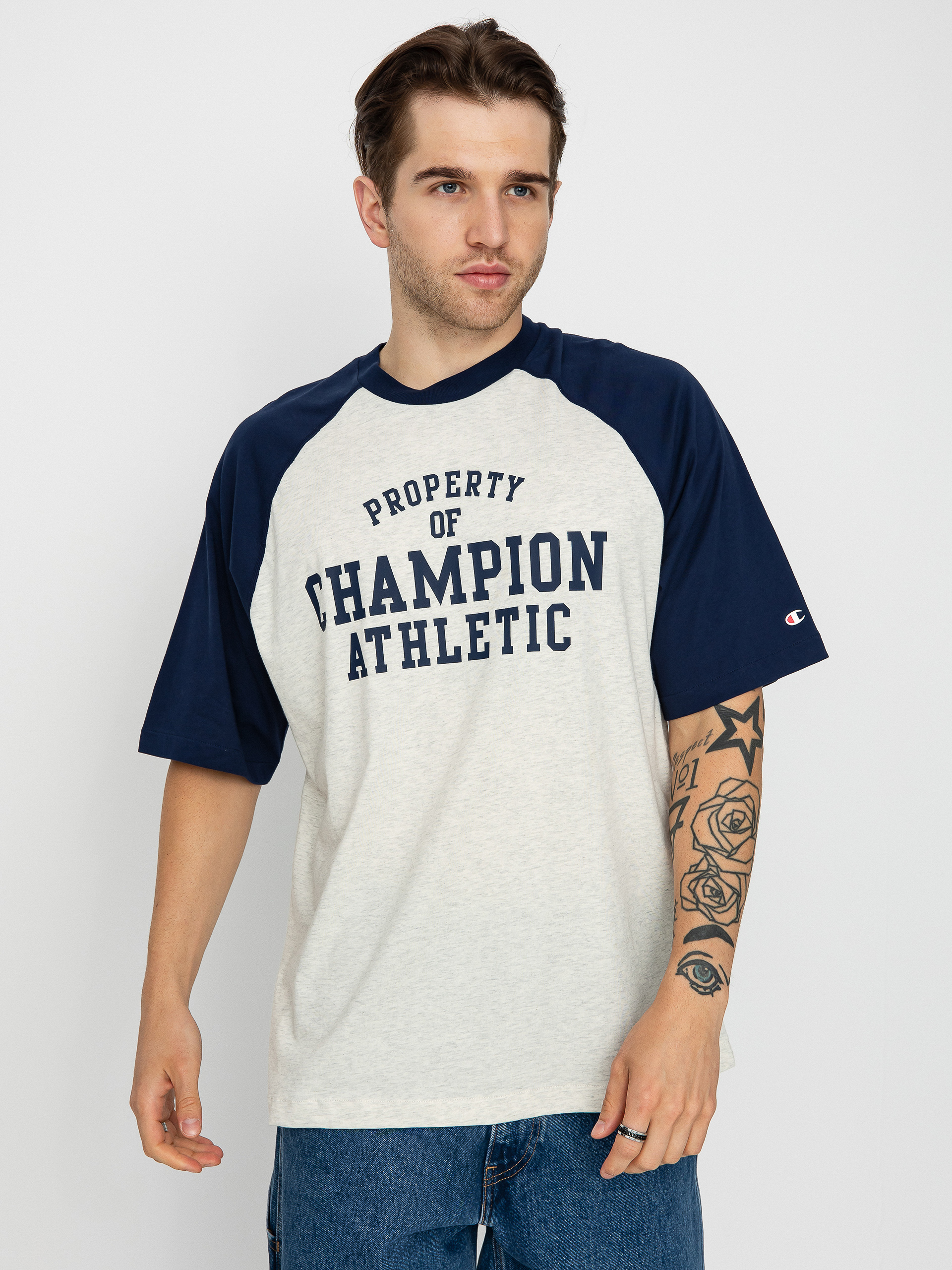 Tricou Champion Legacy Crewneck T-Shirt 219173 (ohmm/mmb)