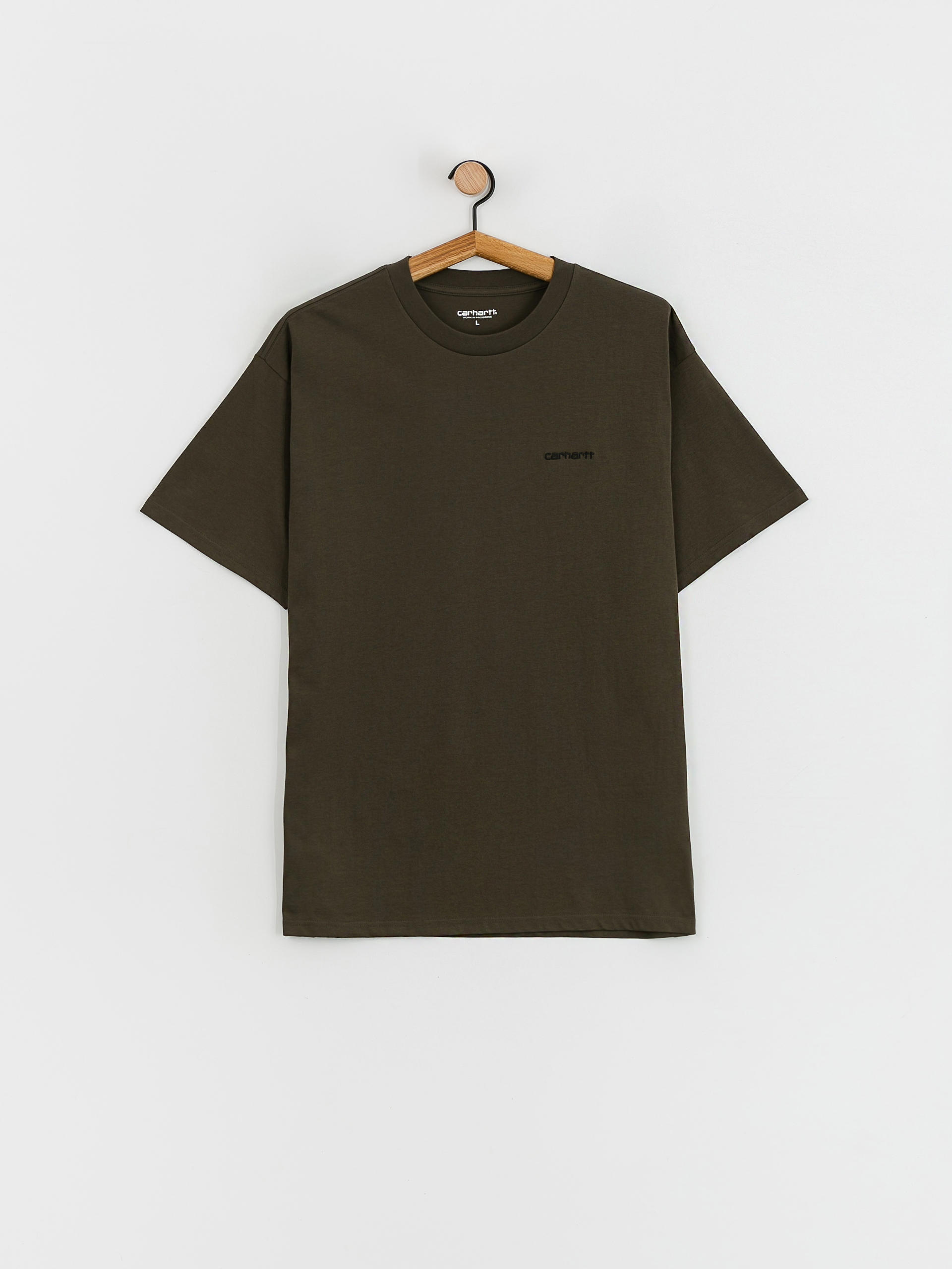 Tricou Carhartt WIP Script Embroidery (cypress/black)