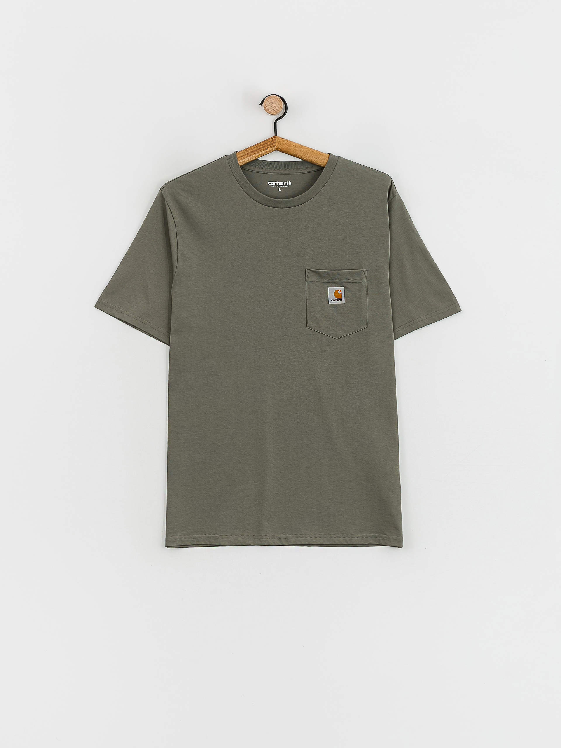 Tricou Carhartt WIP Pocket (smoke green)