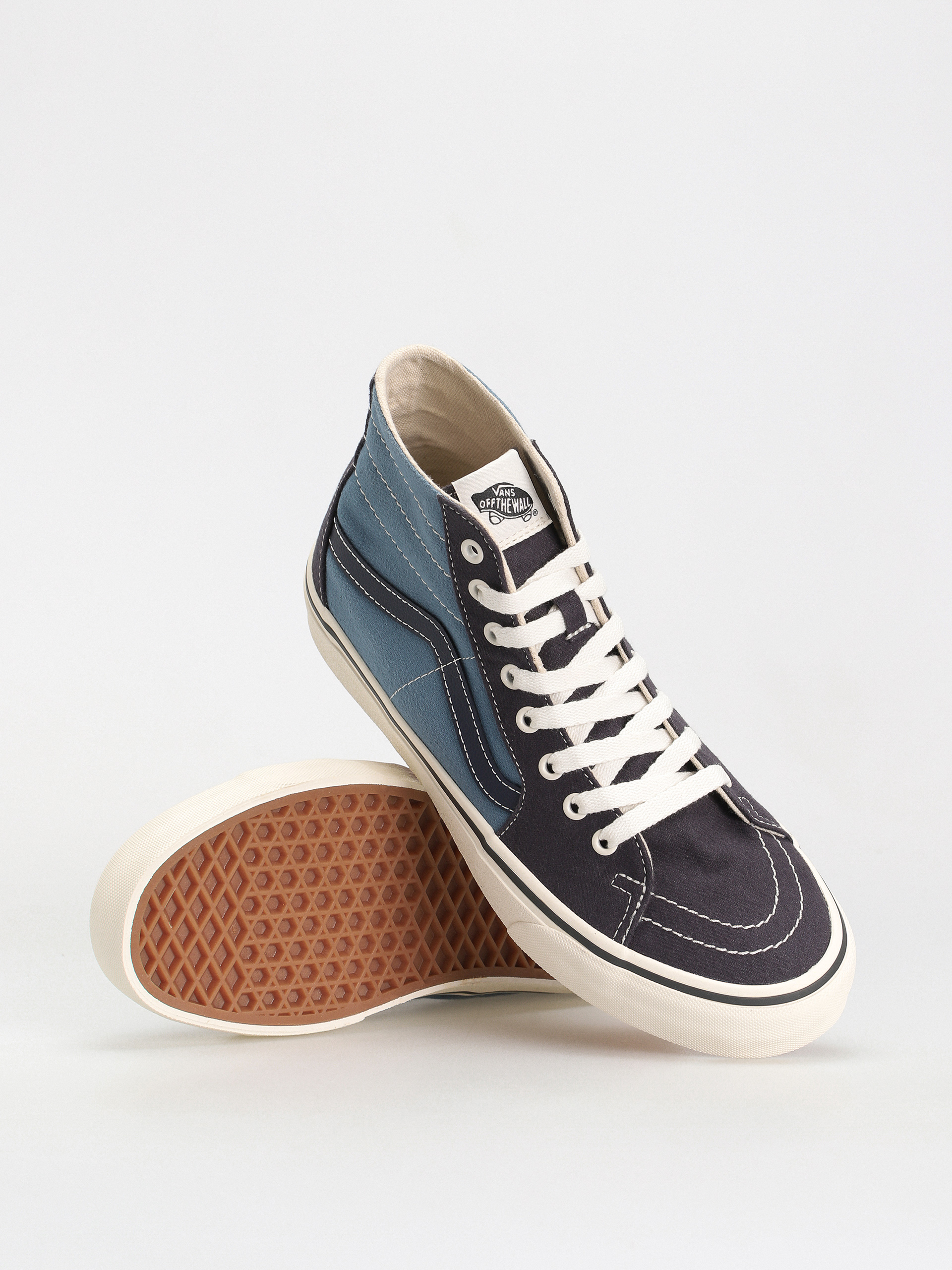 Pantofi Vans Sk8 Hi Tapered Vr3 (twill blue multi)