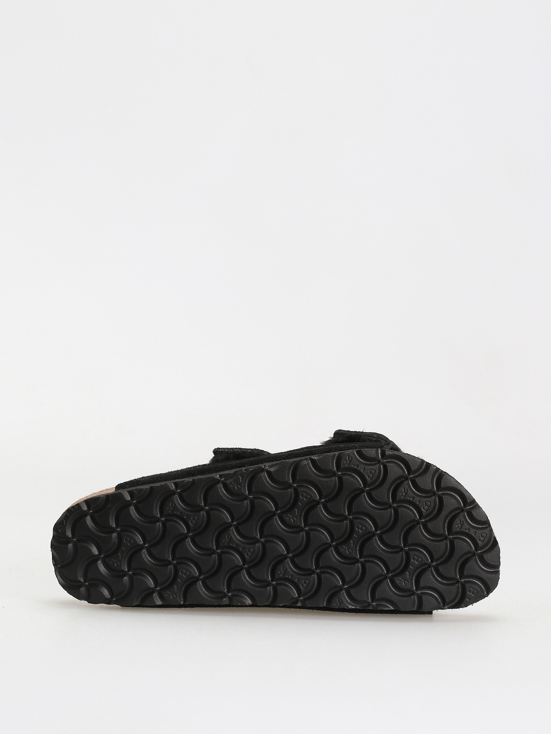 Șlapi Birkenstock Arizona Suede Leather Narrow Wmn (black)