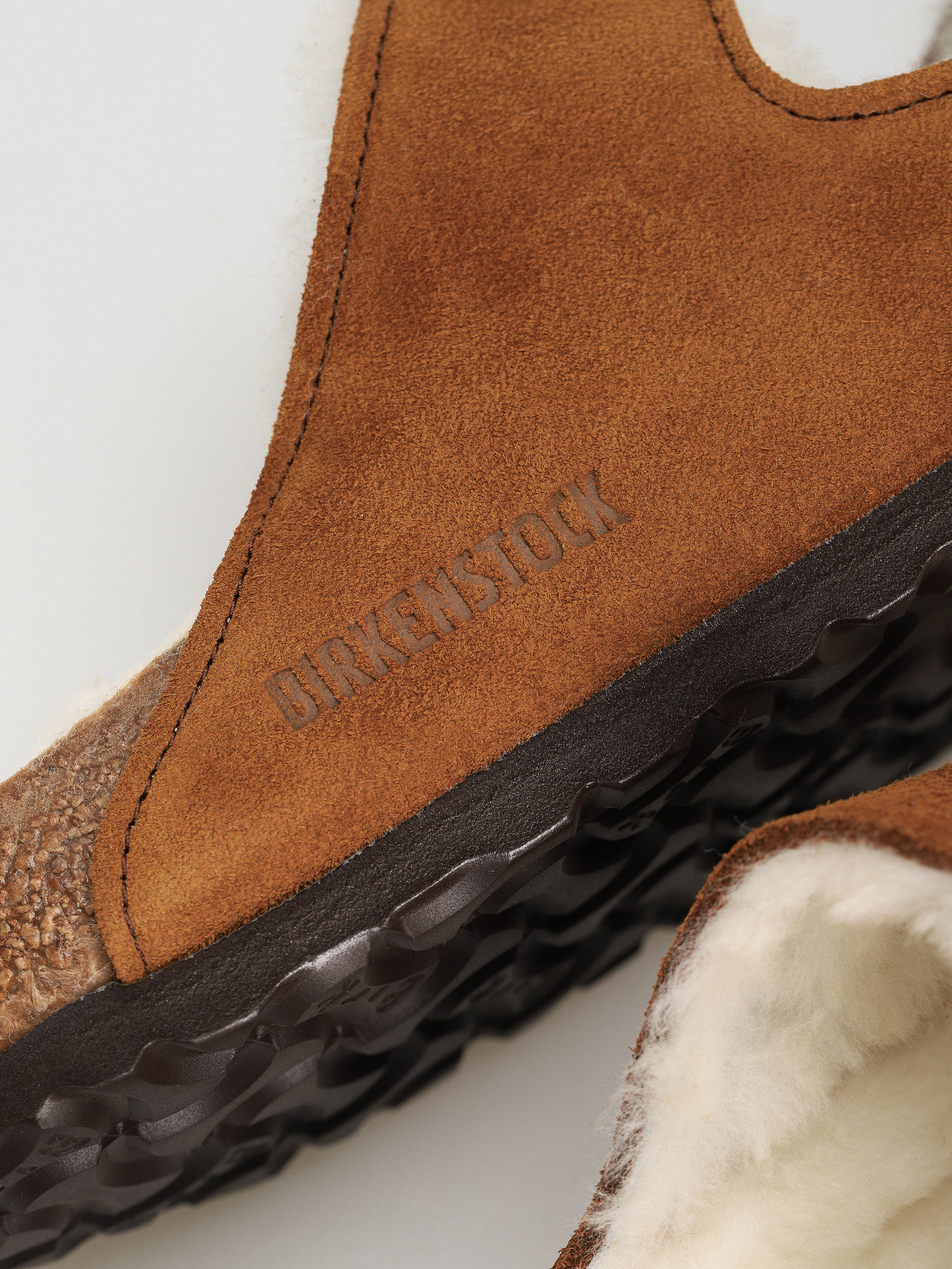 Șlapi Birkenstock Arizona Suede Leather Narrow Wmn (mink)