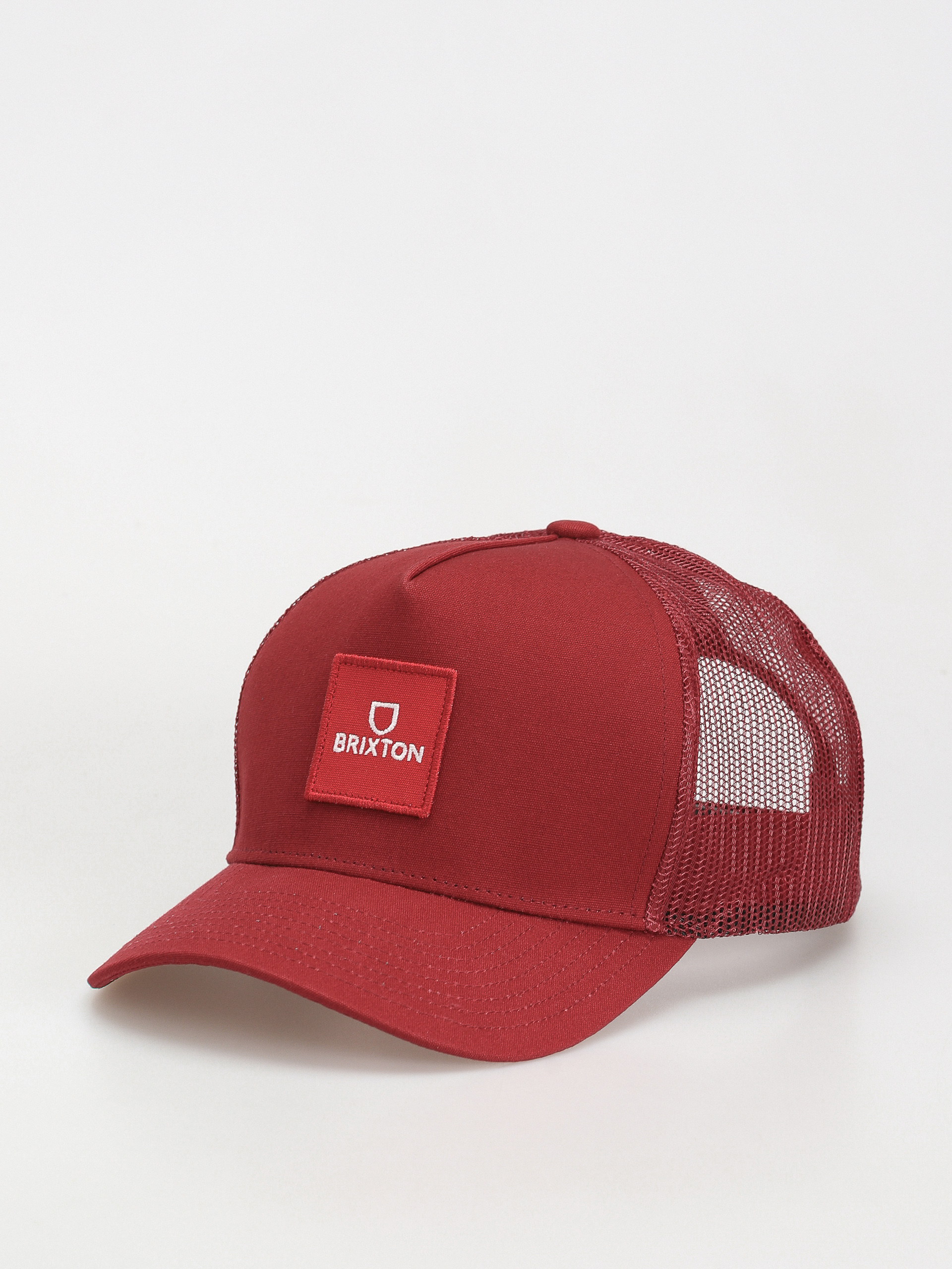 Șapcă Brixton Alpha Block X C Mp Mesh Cap (island berry/island berry)