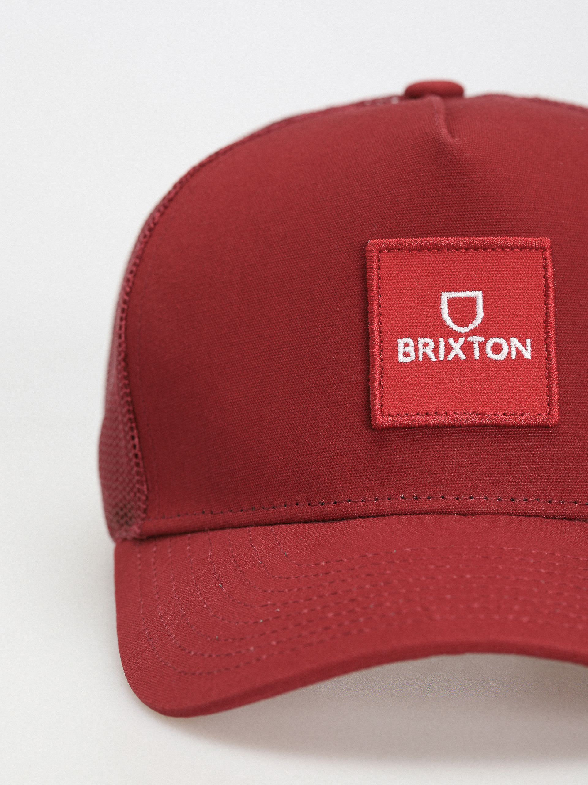 Șapcă Brixton Alpha Block X C Mp Mesh Cap (island berry/island berry)