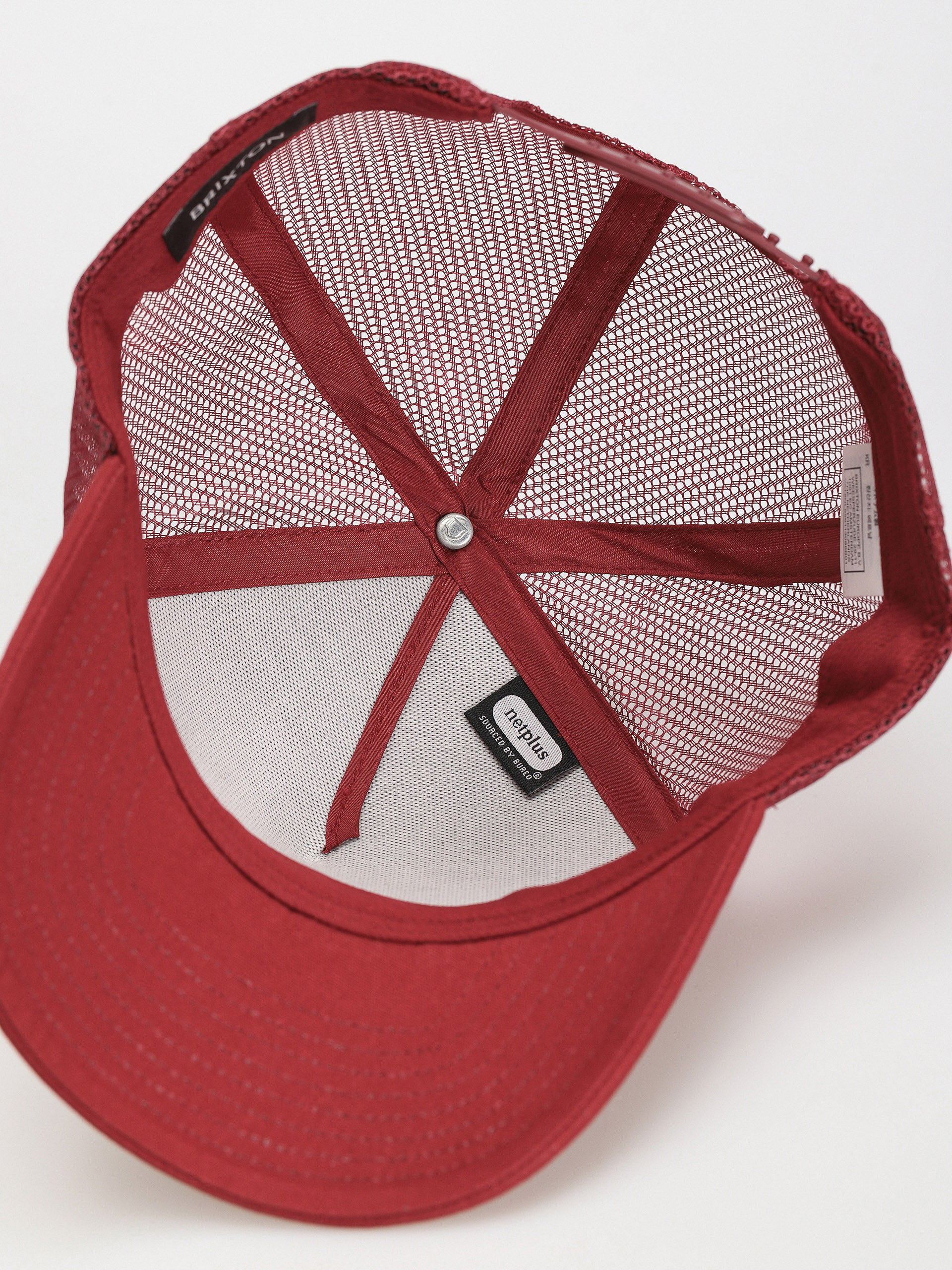 Șapcă Brixton Alpha Block X C Mp Mesh Cap (island berry/island berry)