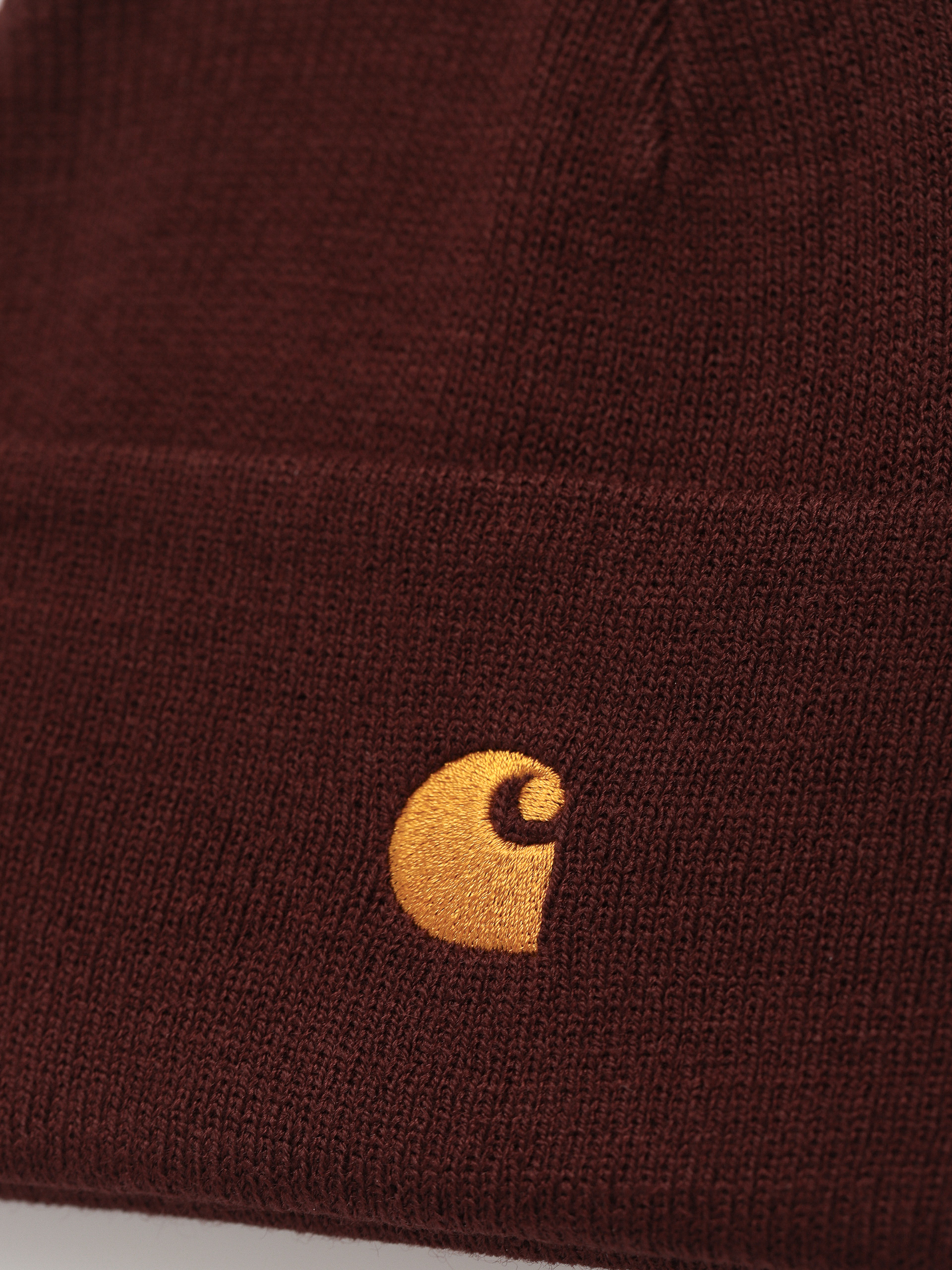 Căciulă Carhartt WIP Chase (amarone/gold)