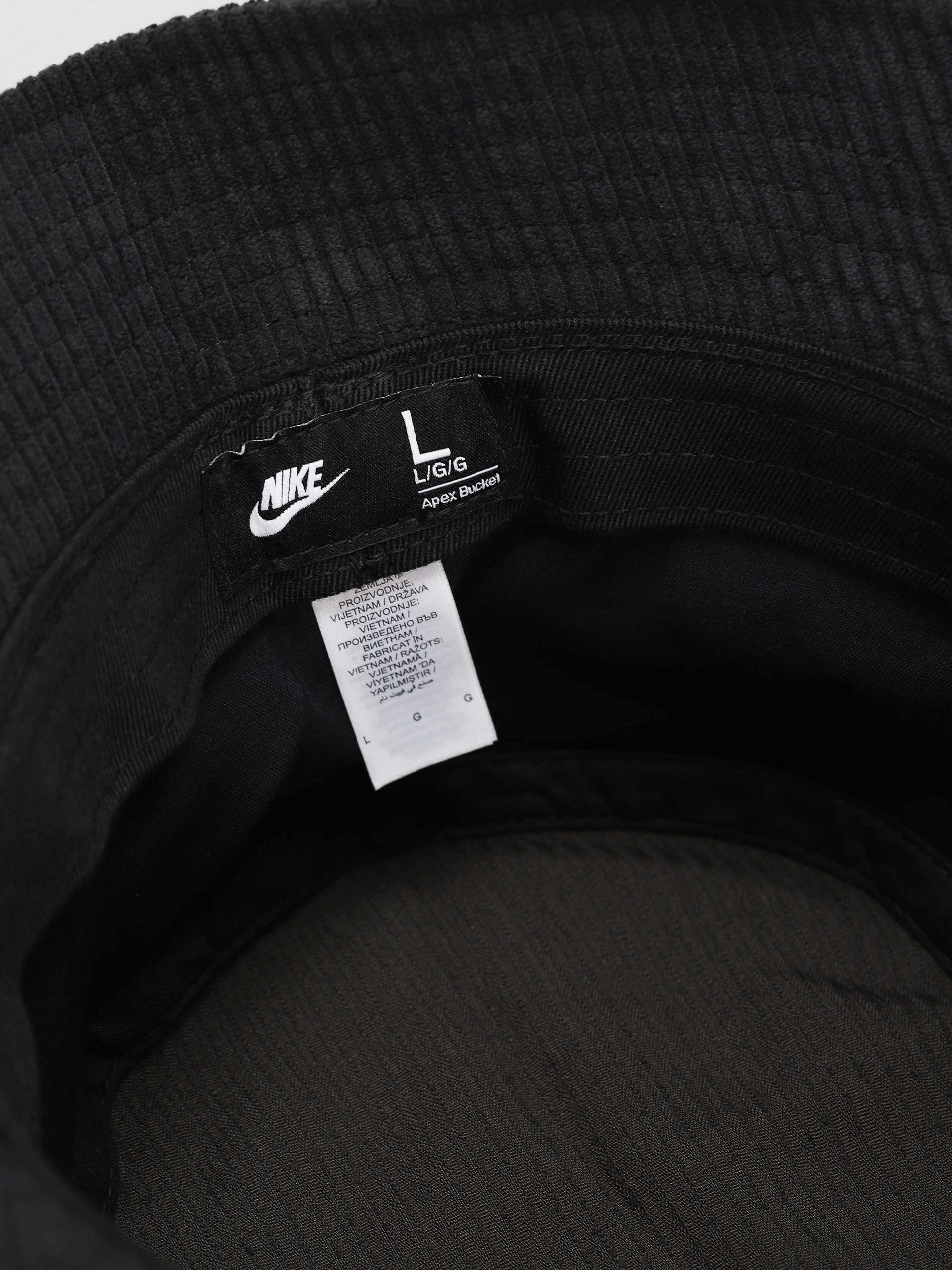 Pălărie Nike SB Apex Sq Cord L (black/black)
