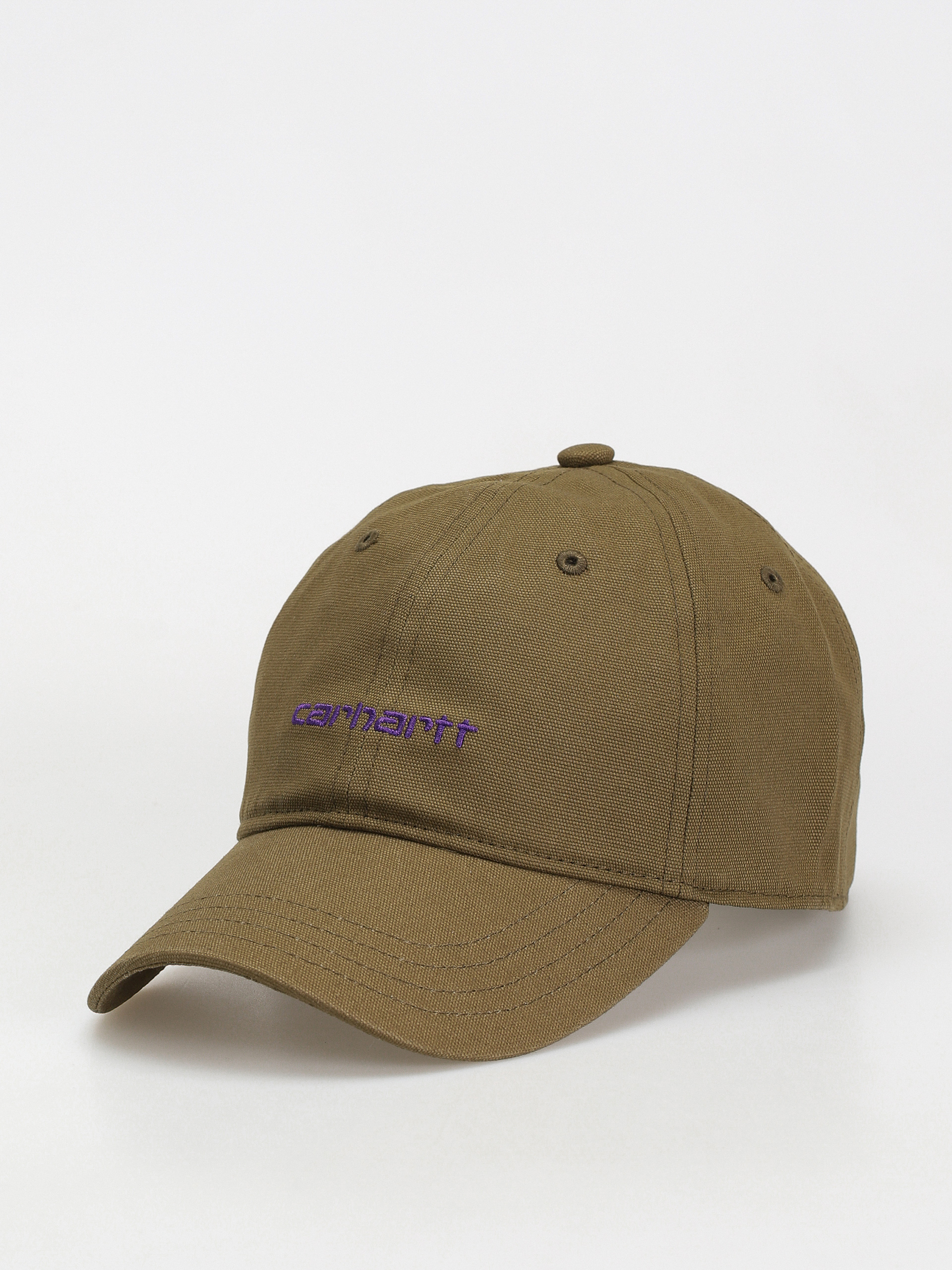 Șapcă Carhartt WIP Canvas Script (highland/cassis)