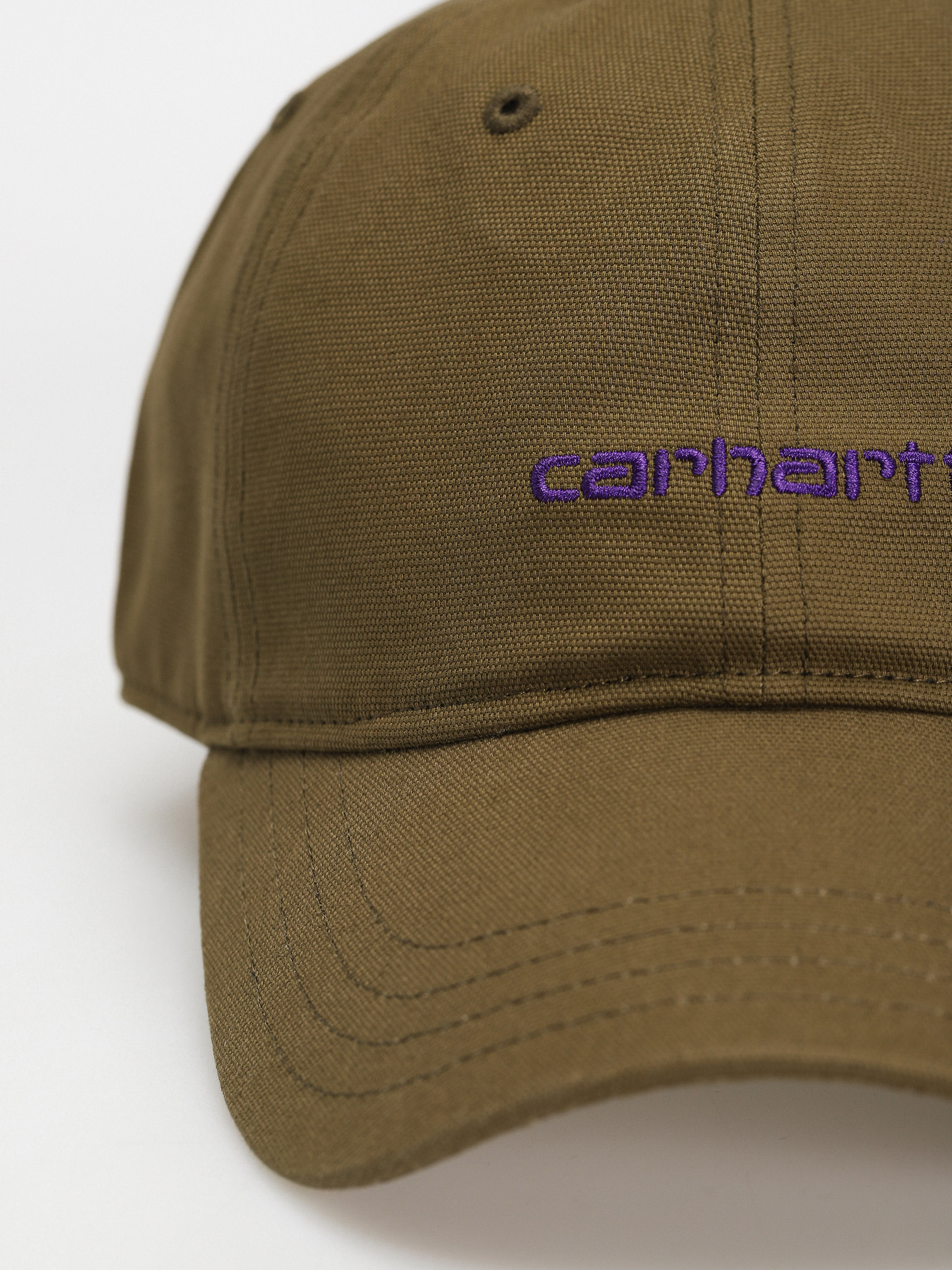 Șapcă Carhartt WIP Canvas Script (highland/cassis)