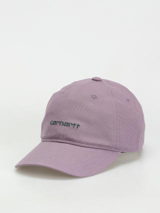 Șapcă Carhartt WIP Canvas Script (glassy purple/discovery green)