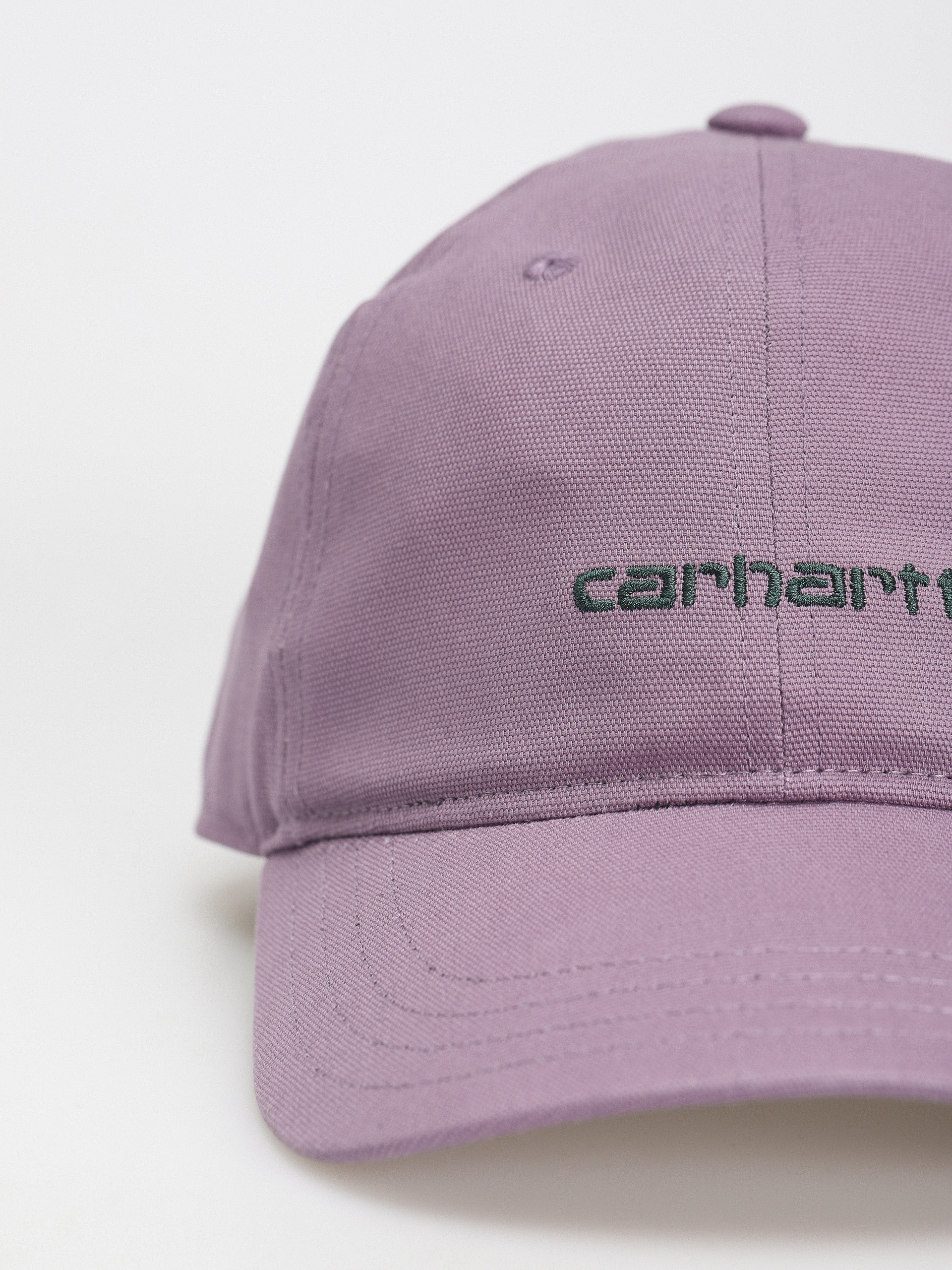 Șapcă Carhartt WIP Canvas Script (glassy purple/discovery green)
