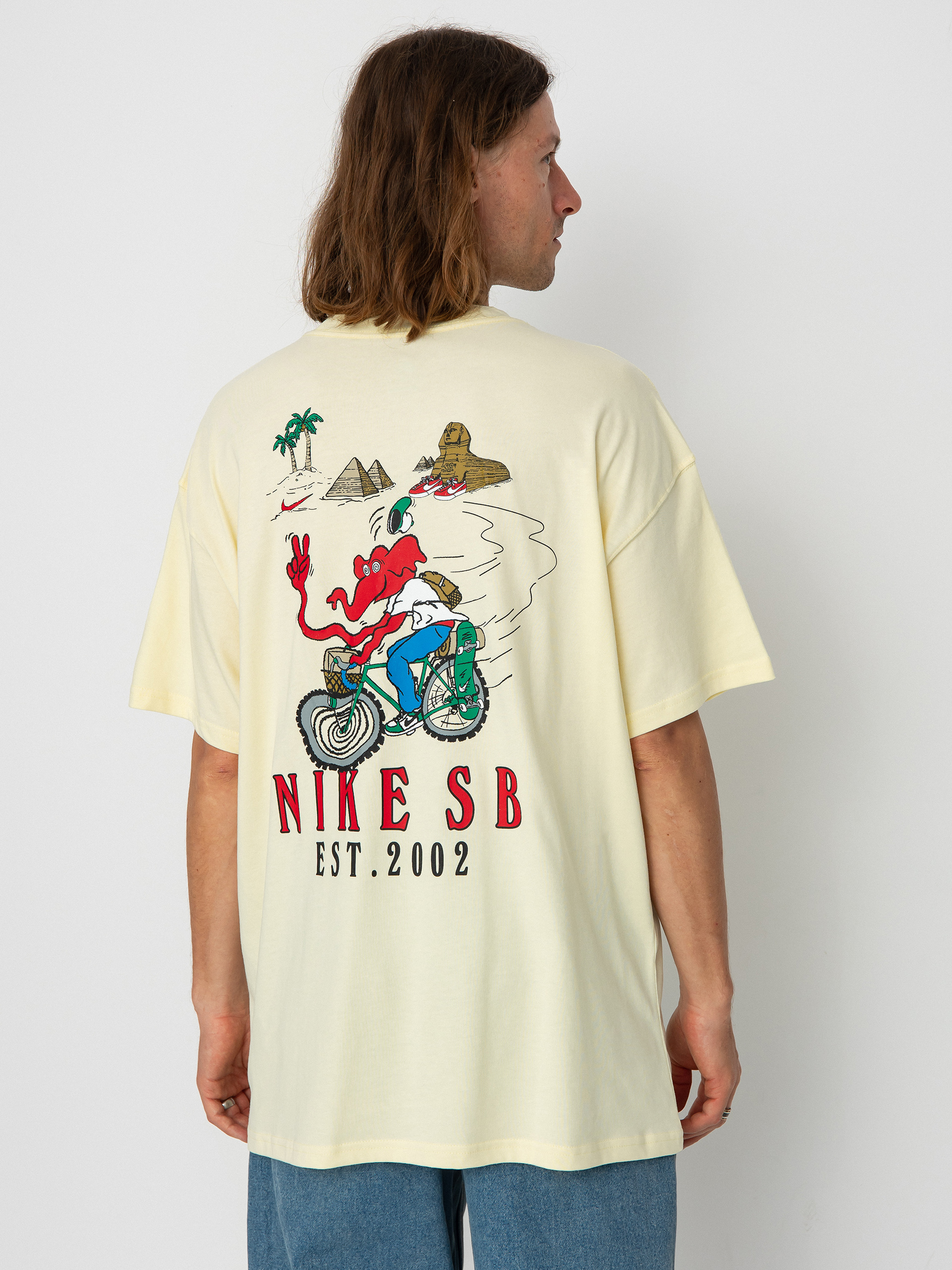 Tricou Nike SB Bike Day (alabaster)