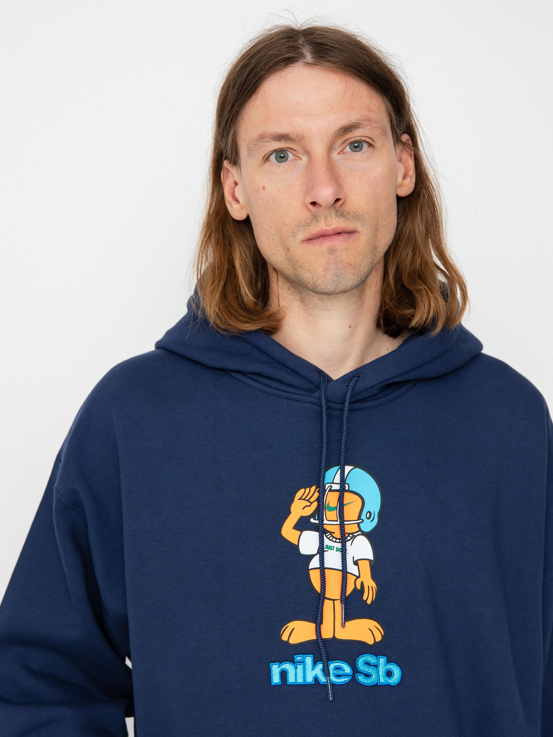 Hanorac cu glugă Nike SB Salute GFX HD (midnight navy)