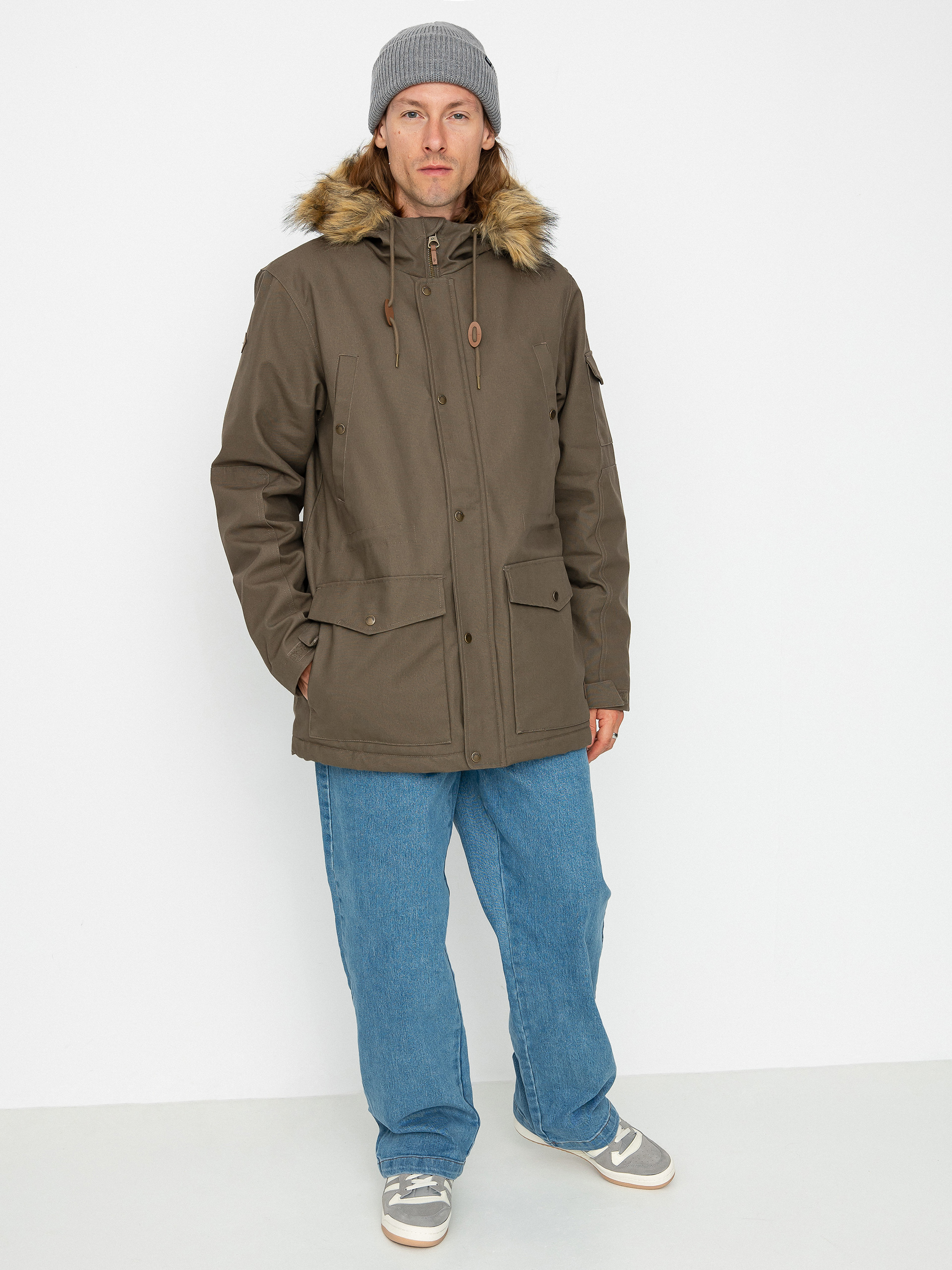 Geacă Quiksilver Long Trip (major brown)