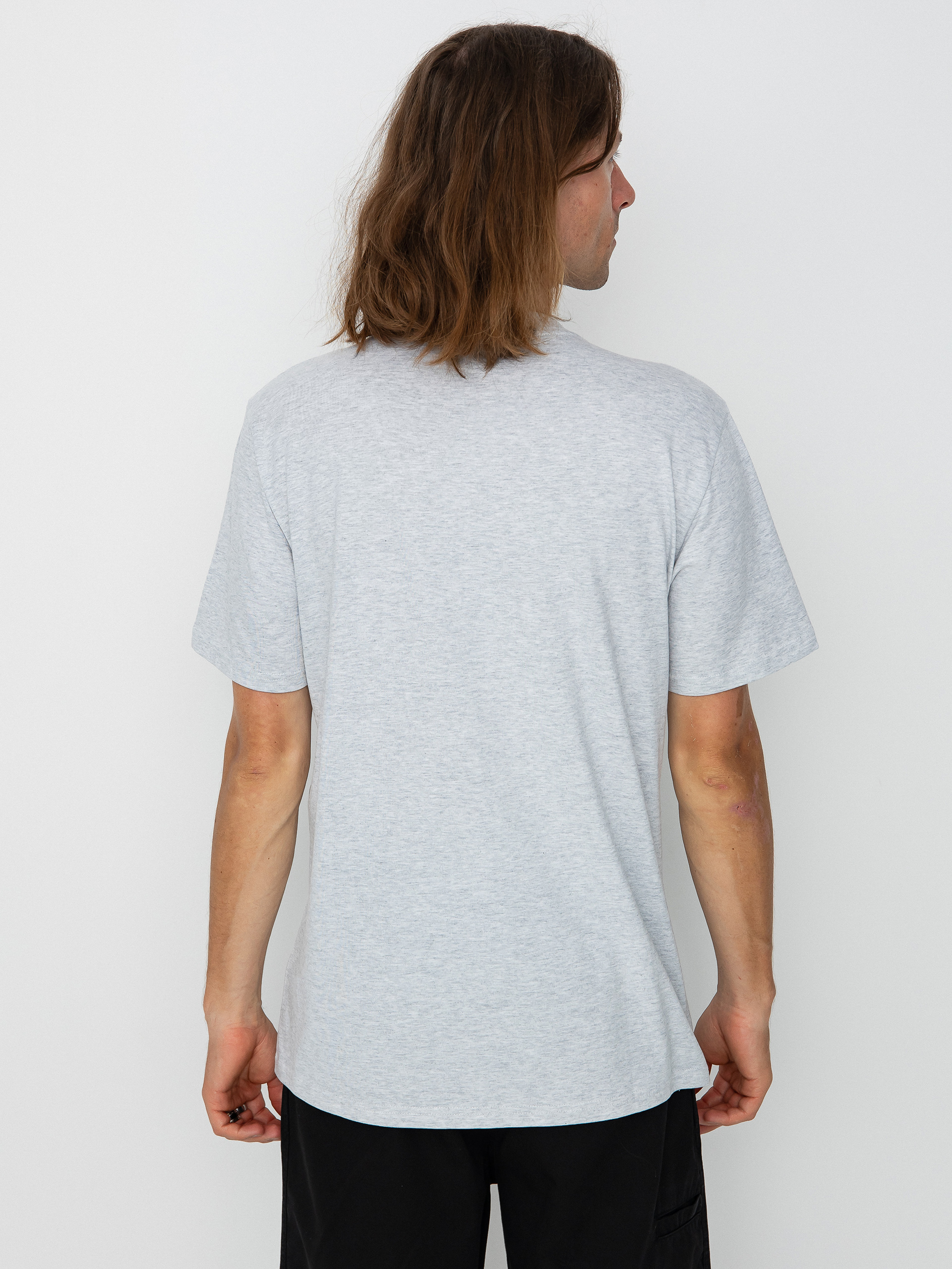 Tricou Carhartt WIP Script (ash heather/liberty)