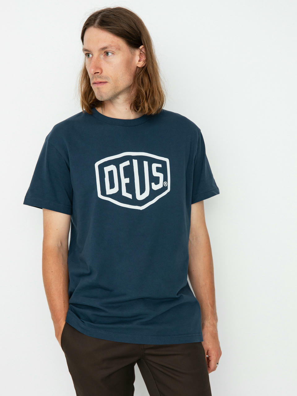 Tricou Deus Ex Machina Shield (navy)