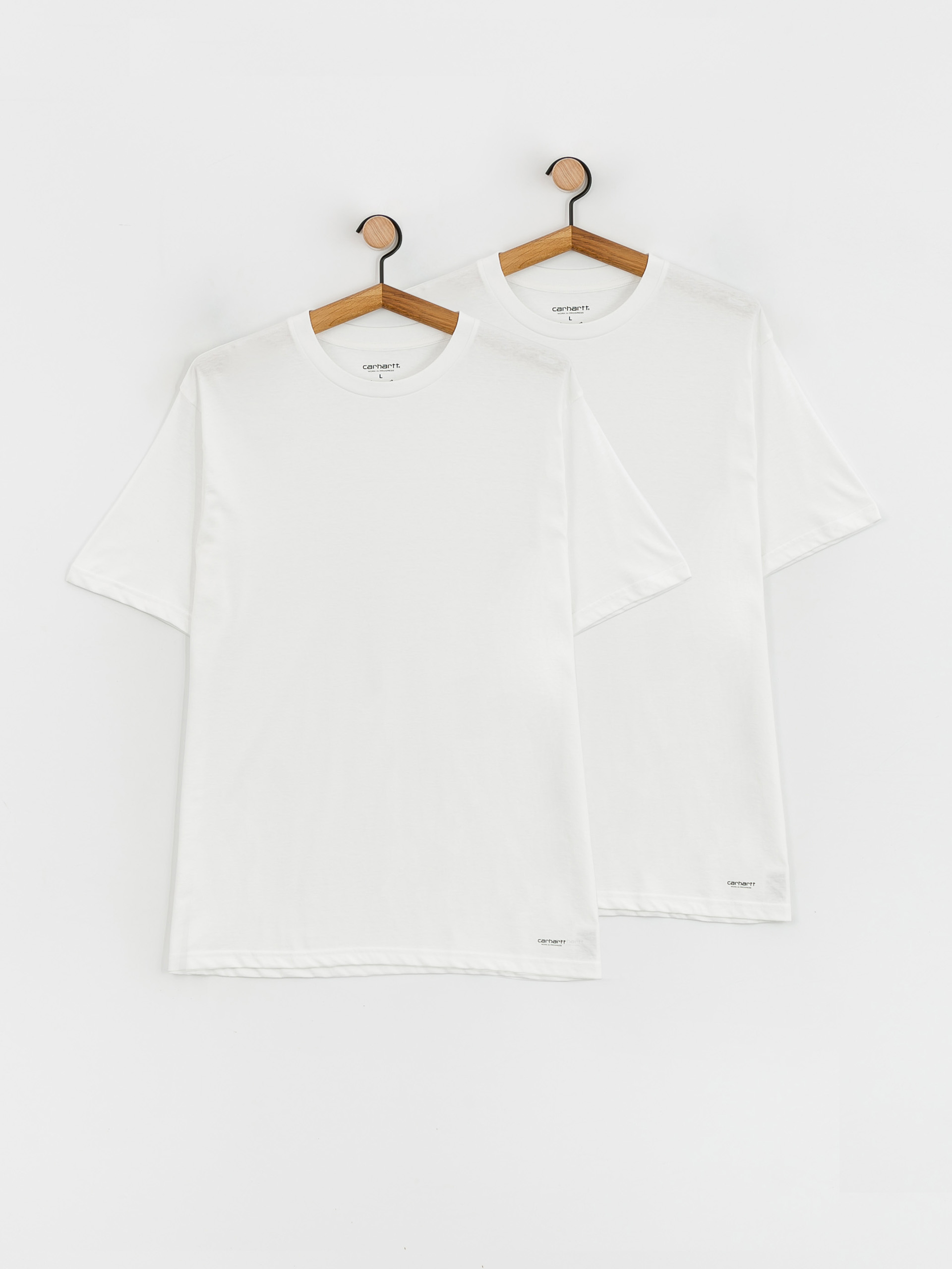 Tricou Carhartt WIP Standard Crew Neck 2-pack (white white)