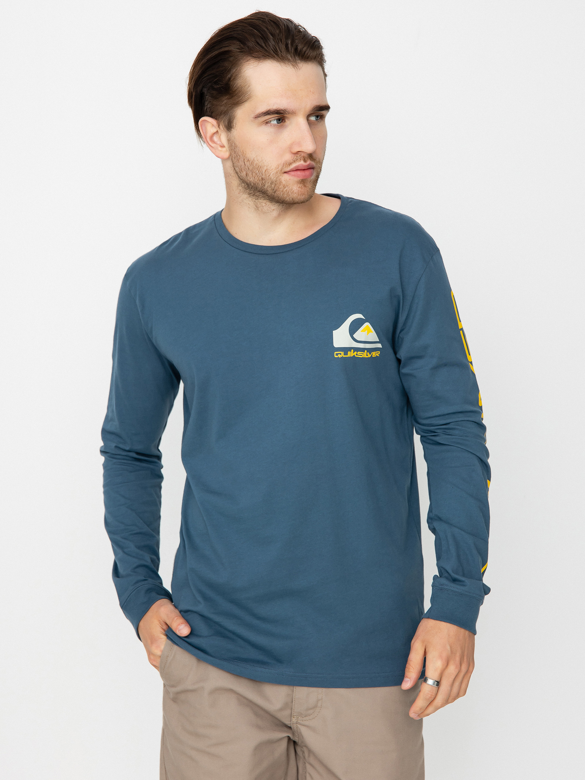 Longsleeve Quiksilver Omni Logo (bering sea)