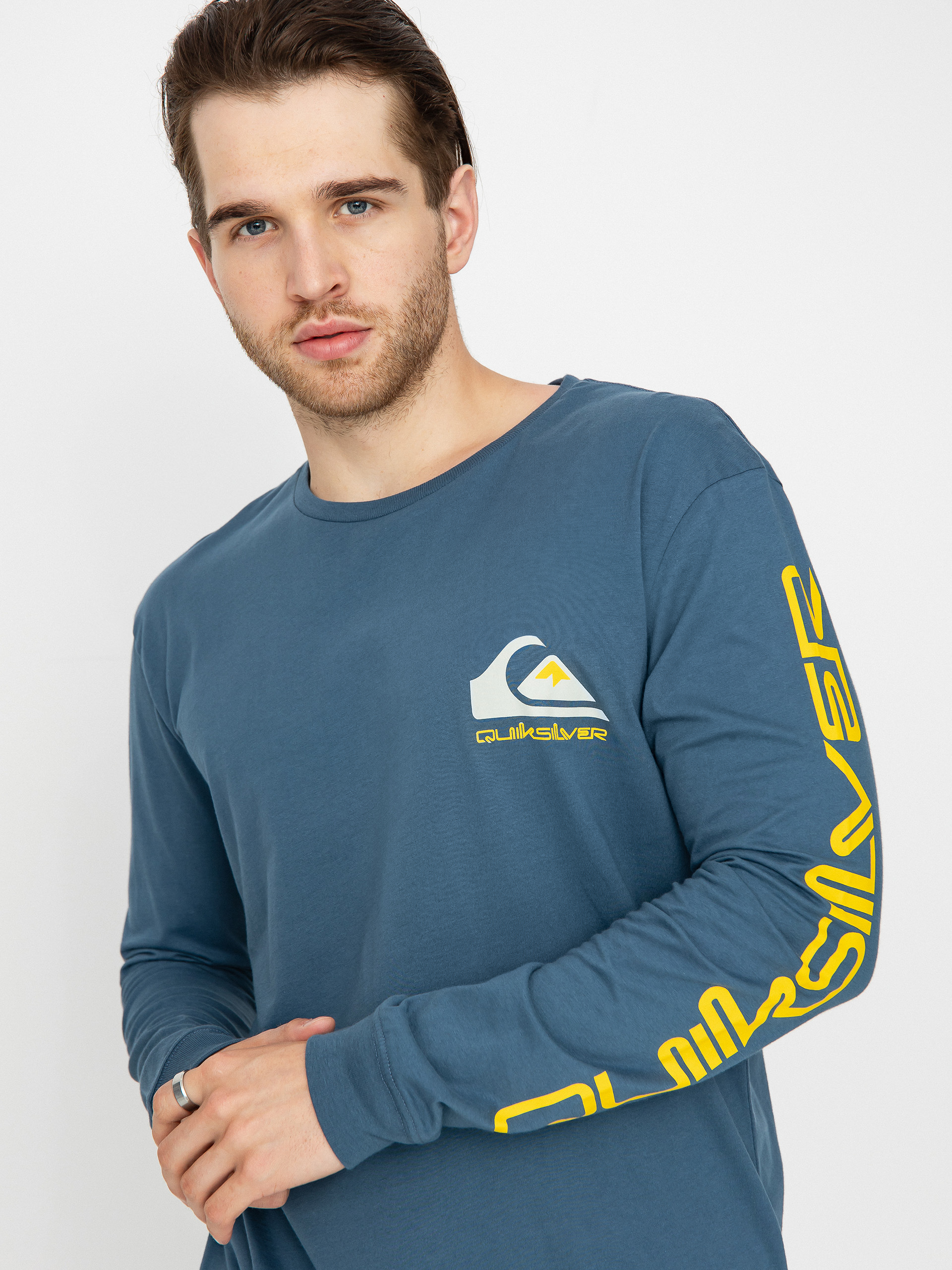Longsleeve Quiksilver Omni Logo (bering sea)