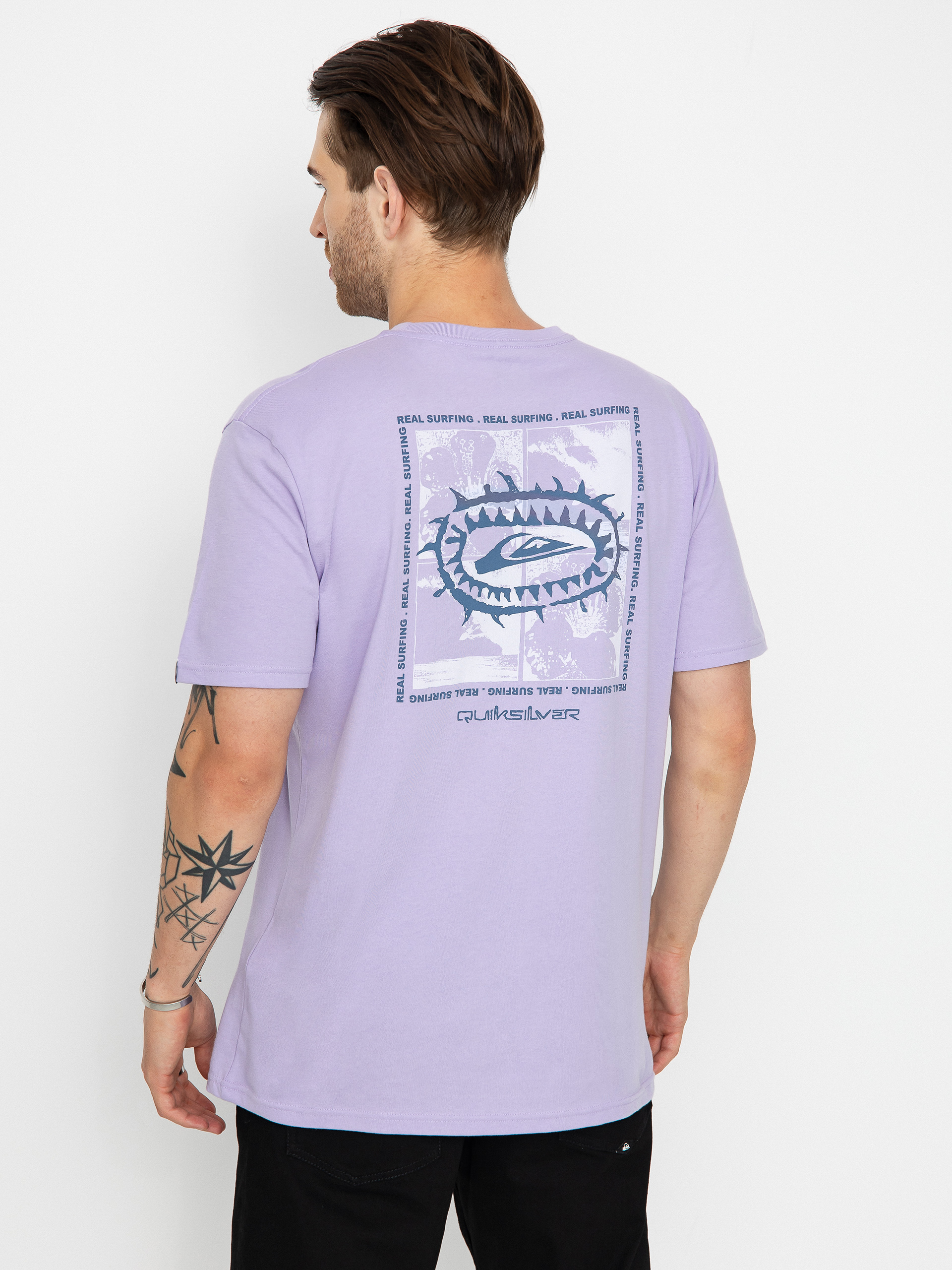 Tricou Quiksilver Urban Surfin (purple rose)