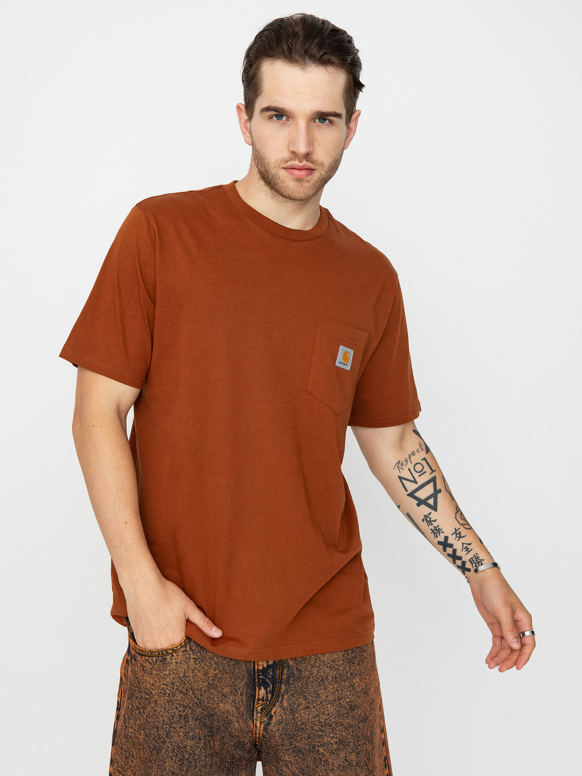 Tricou Carhartt WIP Pocket (beaver)