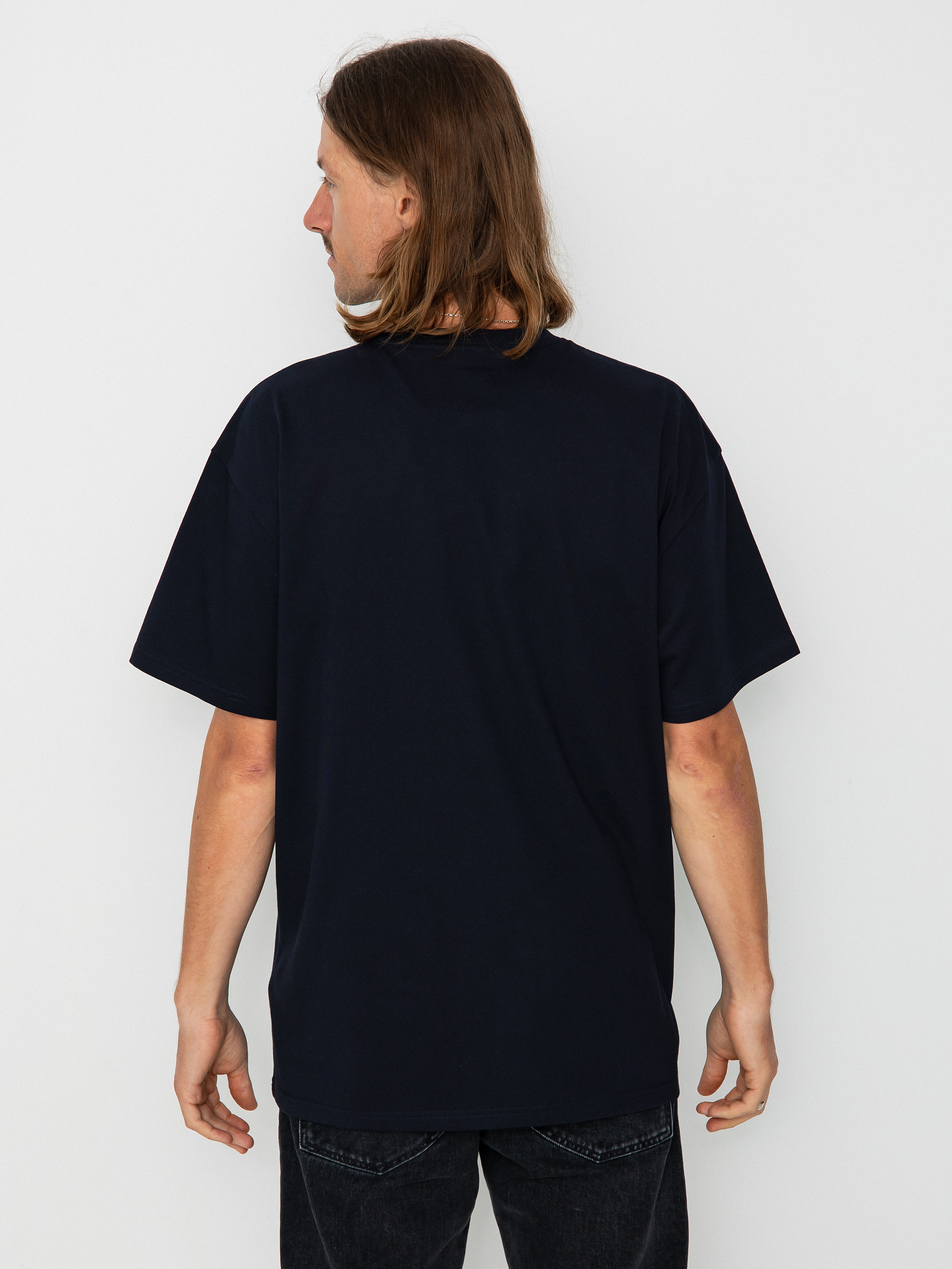 Tricou Carhartt WIP Chase (dark navy/gold)