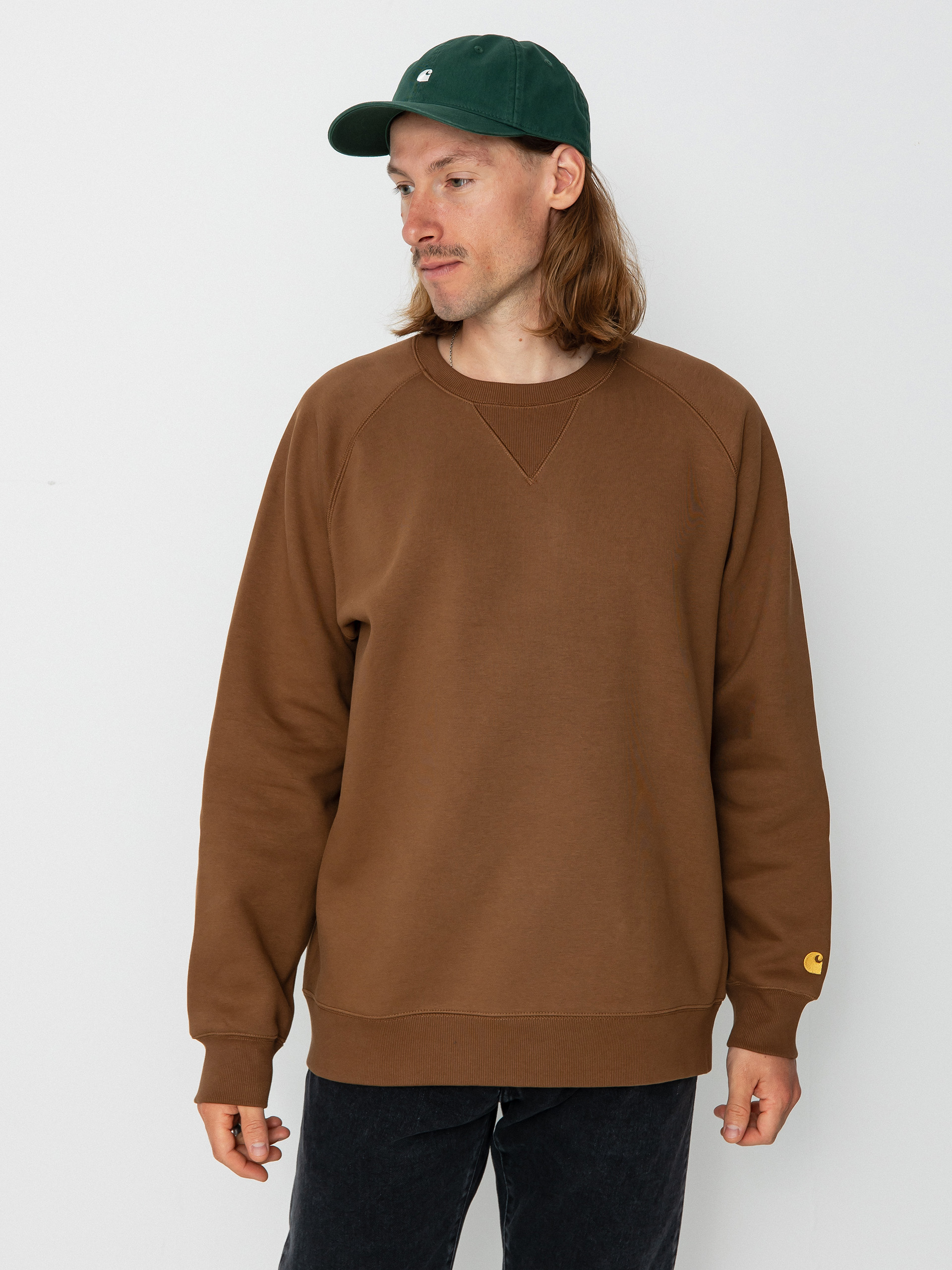 Hanorac Carhartt WIP Chase (tamarind/gold)