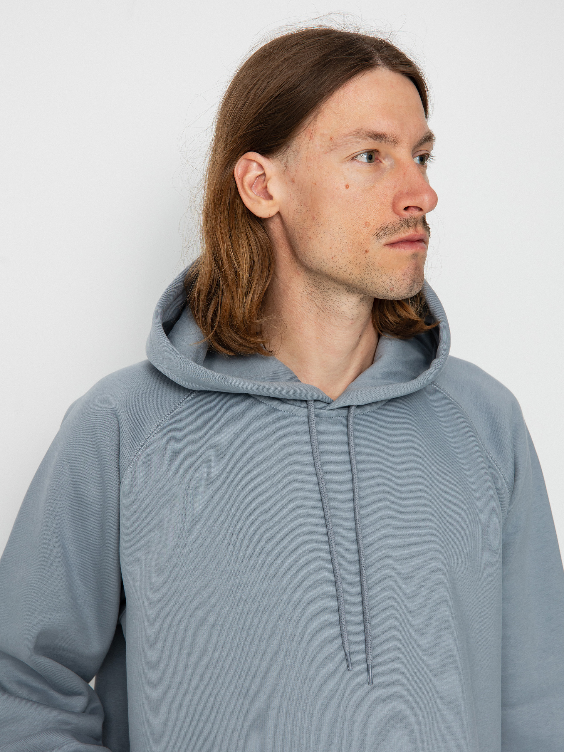 Hanorac cu glugă Carhartt WIP Chase HD (mirror/gold)