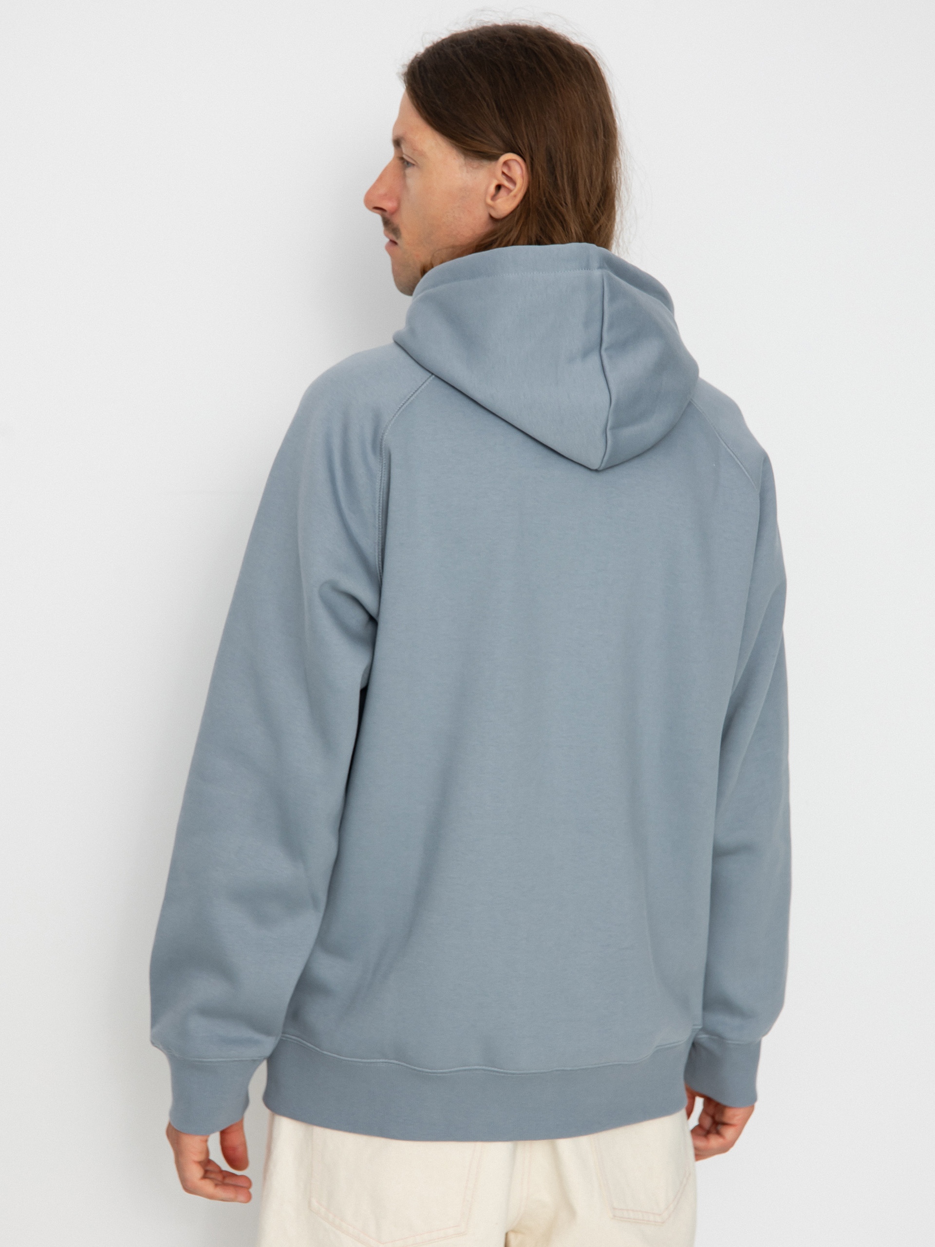 Hanorac cu glugă Carhartt WIP Chase HD (mirror/gold)