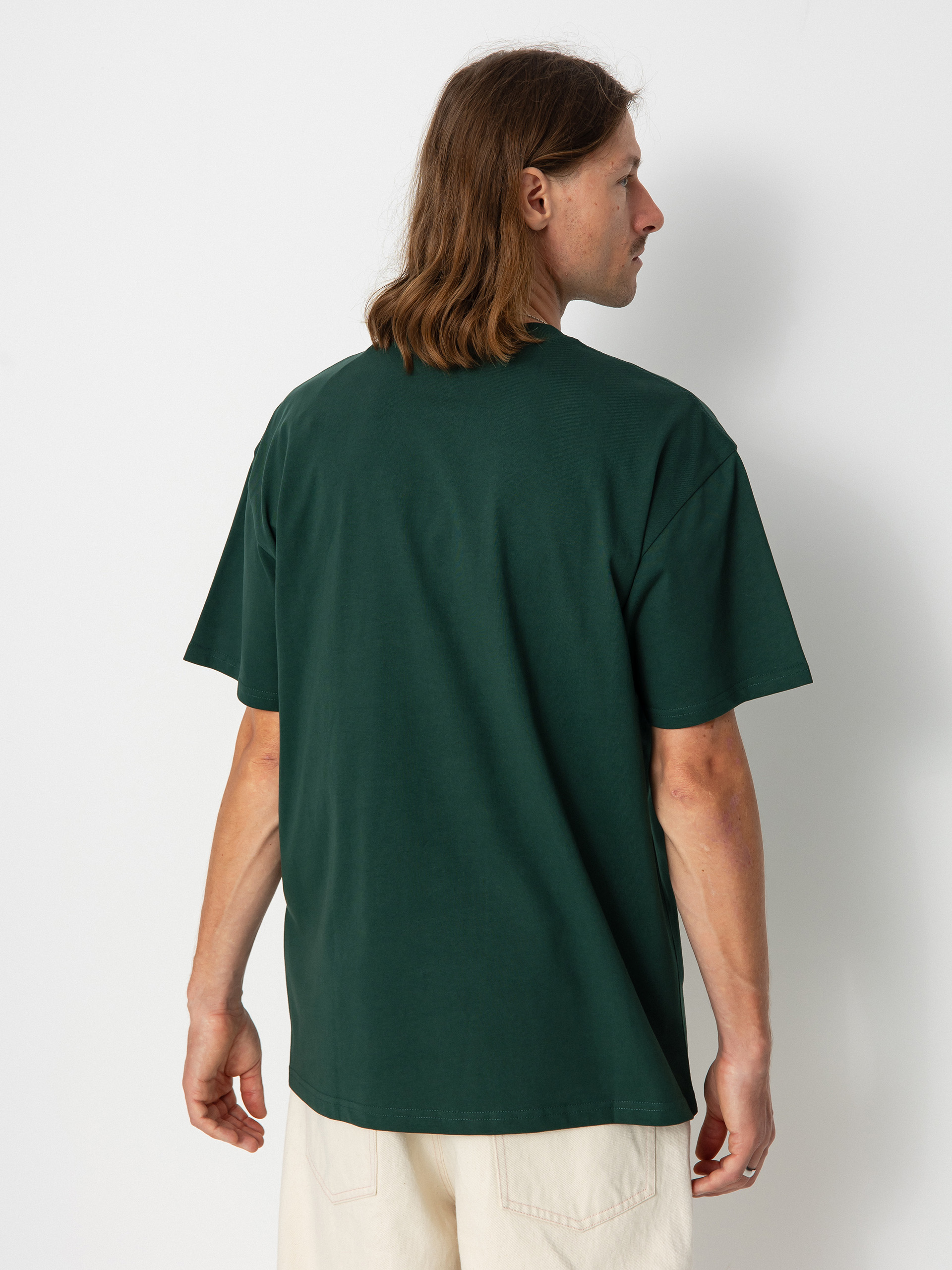 Tricou Carhartt WIP Chase (discovery green/gold)