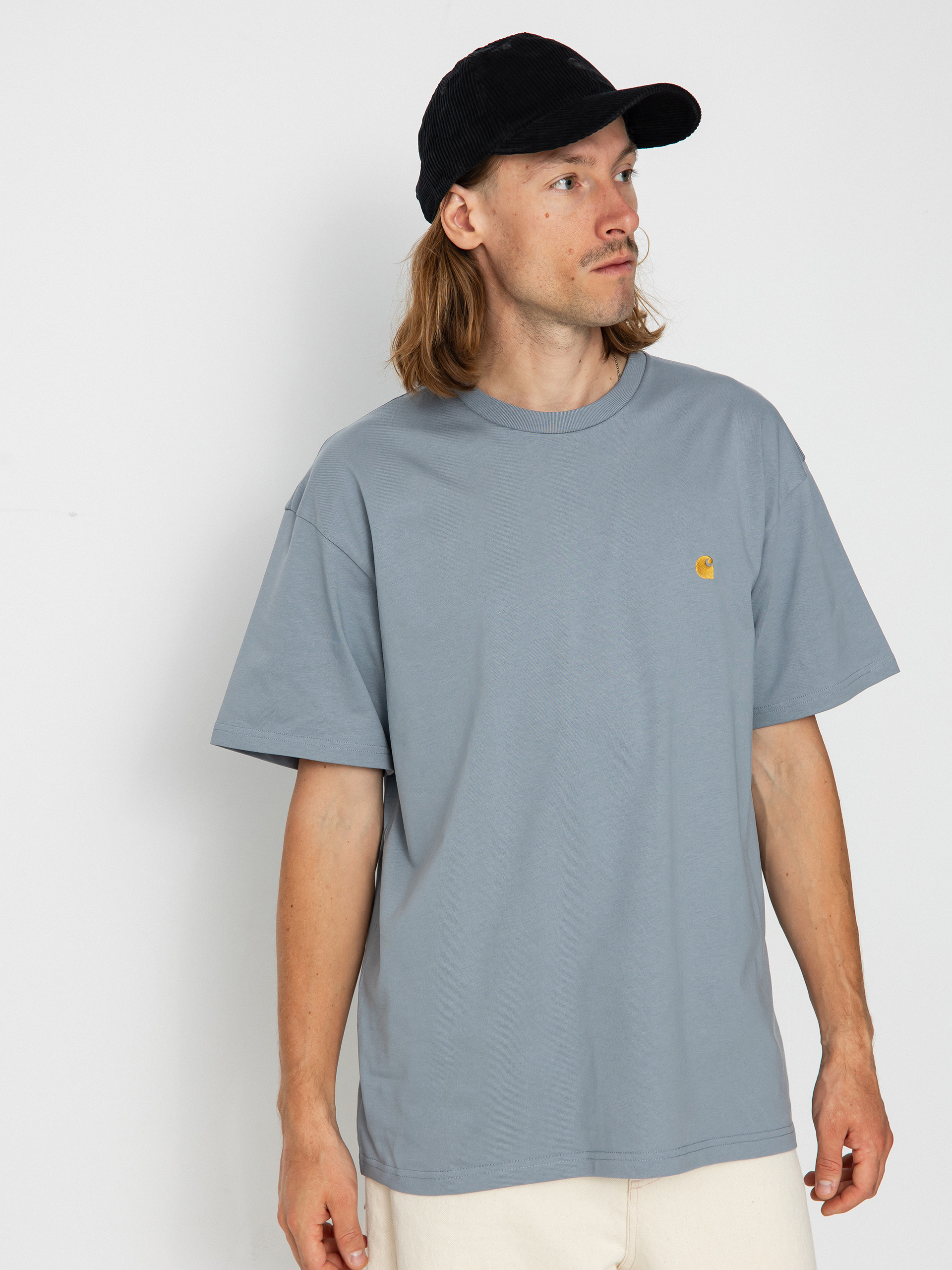 Tricou Carhartt WIP Chase (mirror/gold)