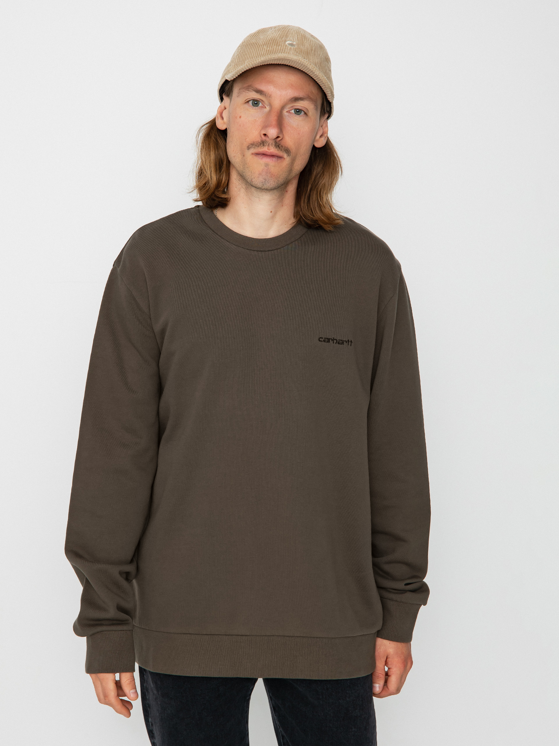Hanorac Carhartt WIP Script Embroidery (cypress/black)
