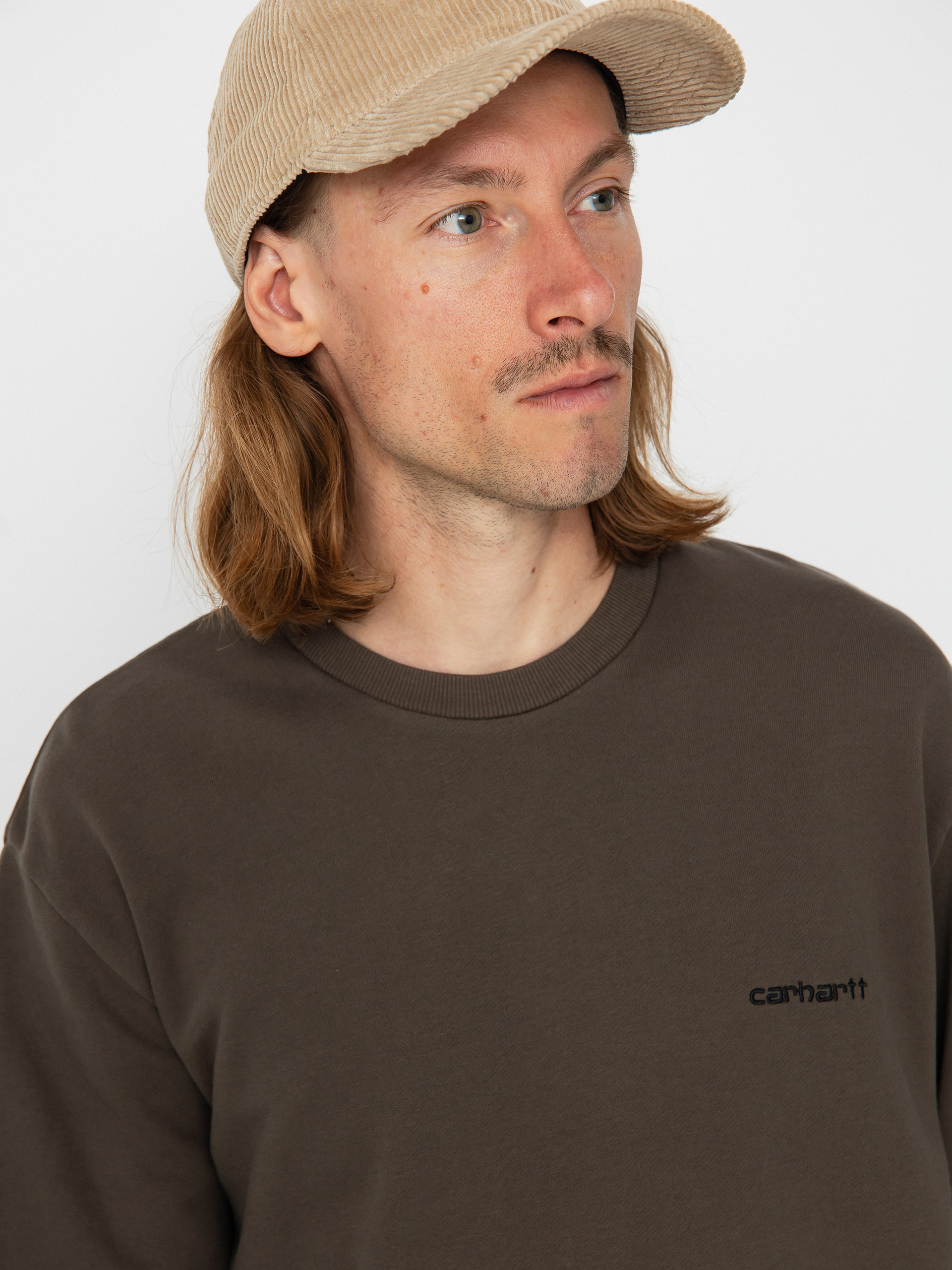 Hanorac Carhartt WIP Script Embroidery (cypress/black)