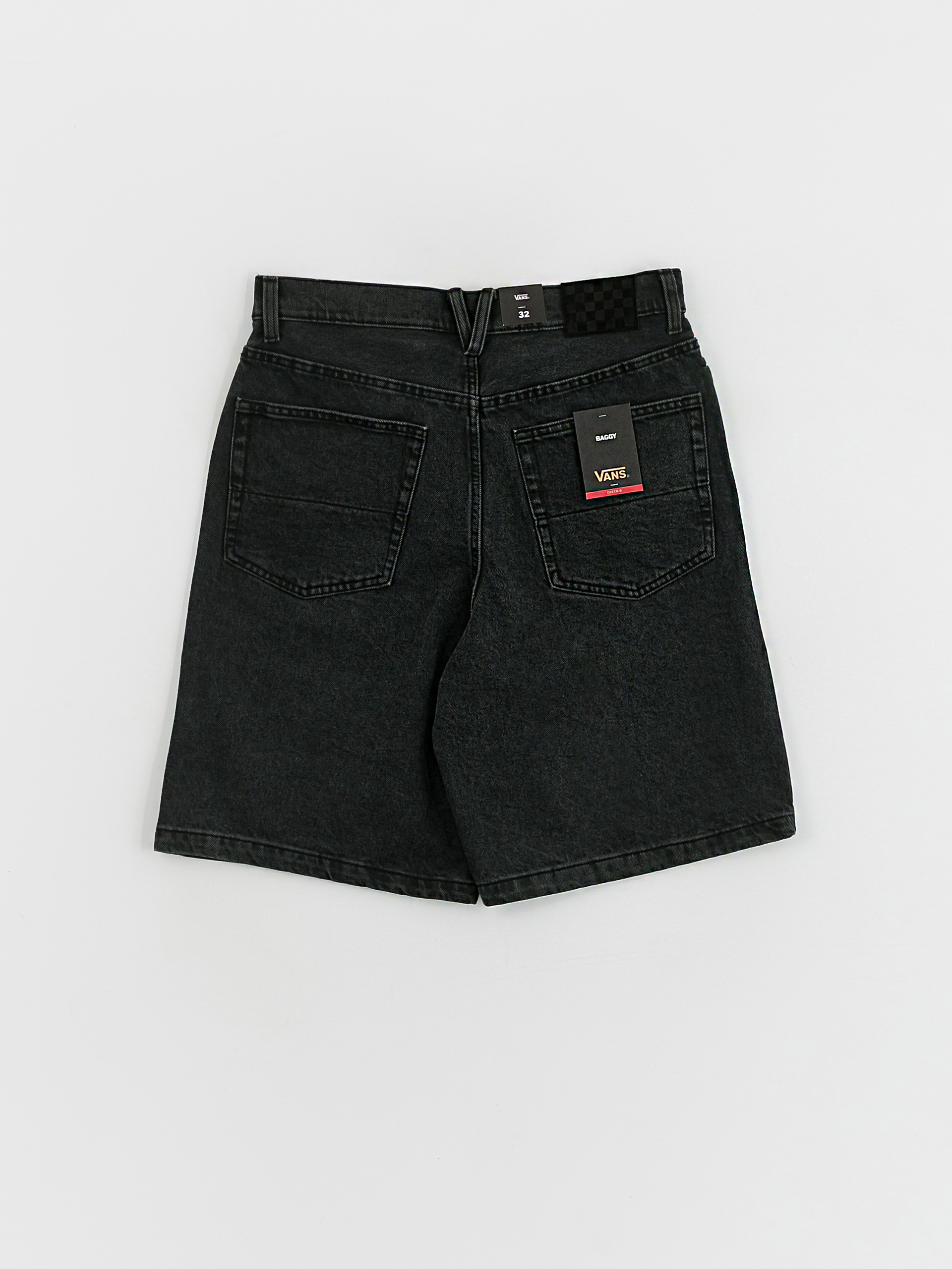 Șort Vans Check 5 Baggy Denim (washed black)