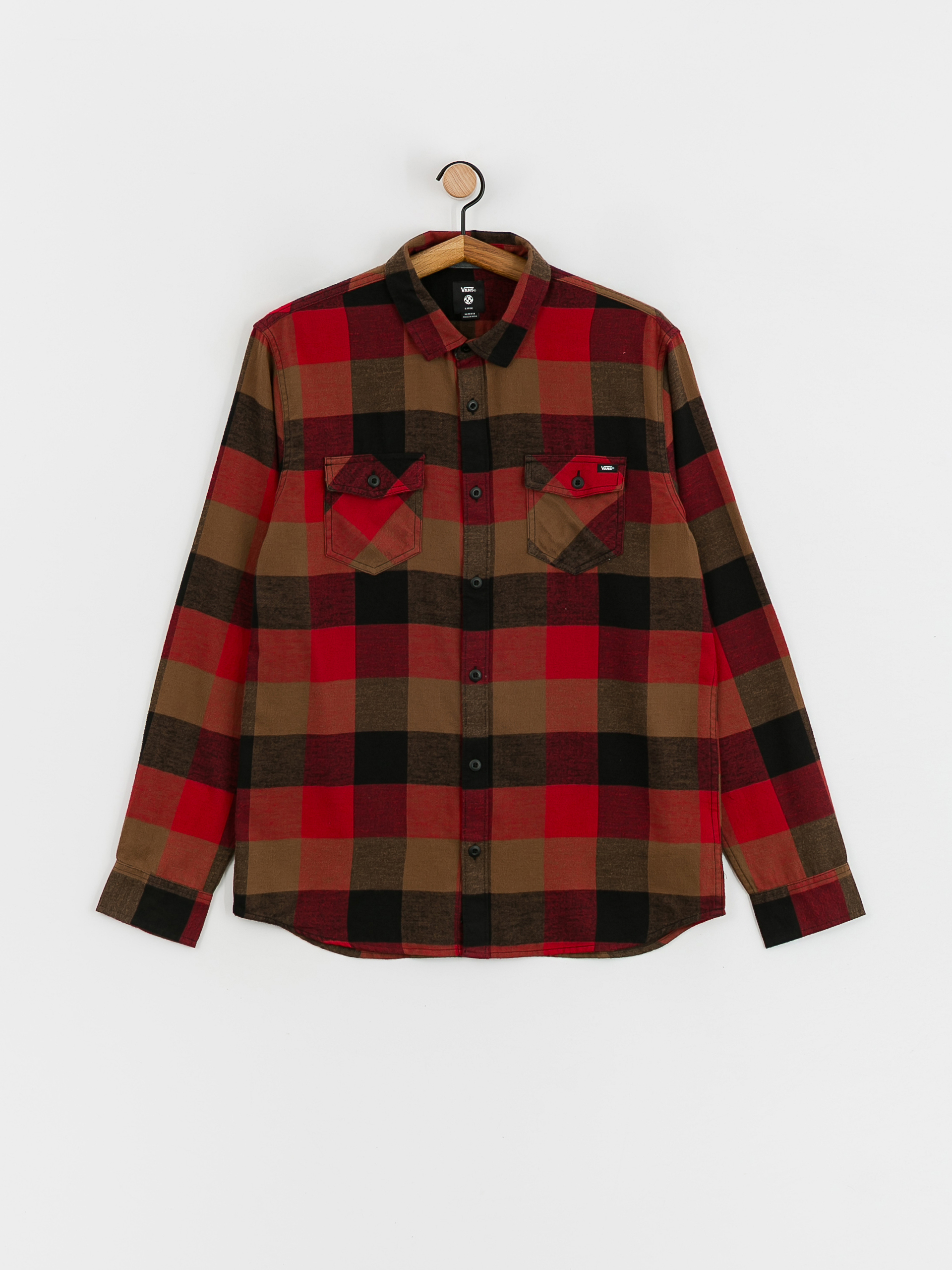 Cămașă Vans Box Flannel (chili pepper/sepia)
