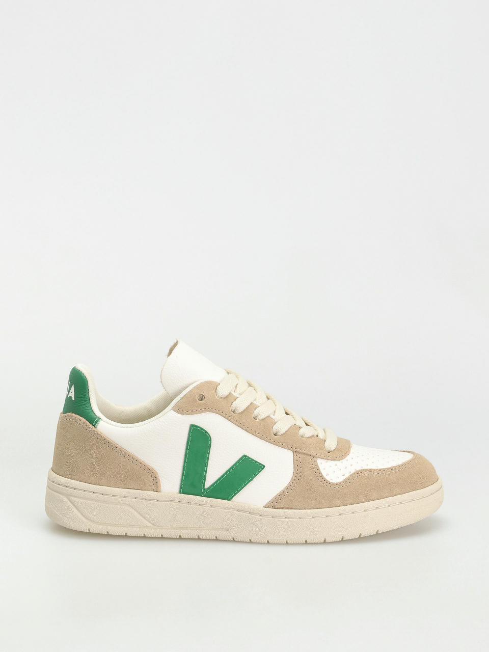 Pantofi Veja V-10 Wmn (extra white emeraude sahara)