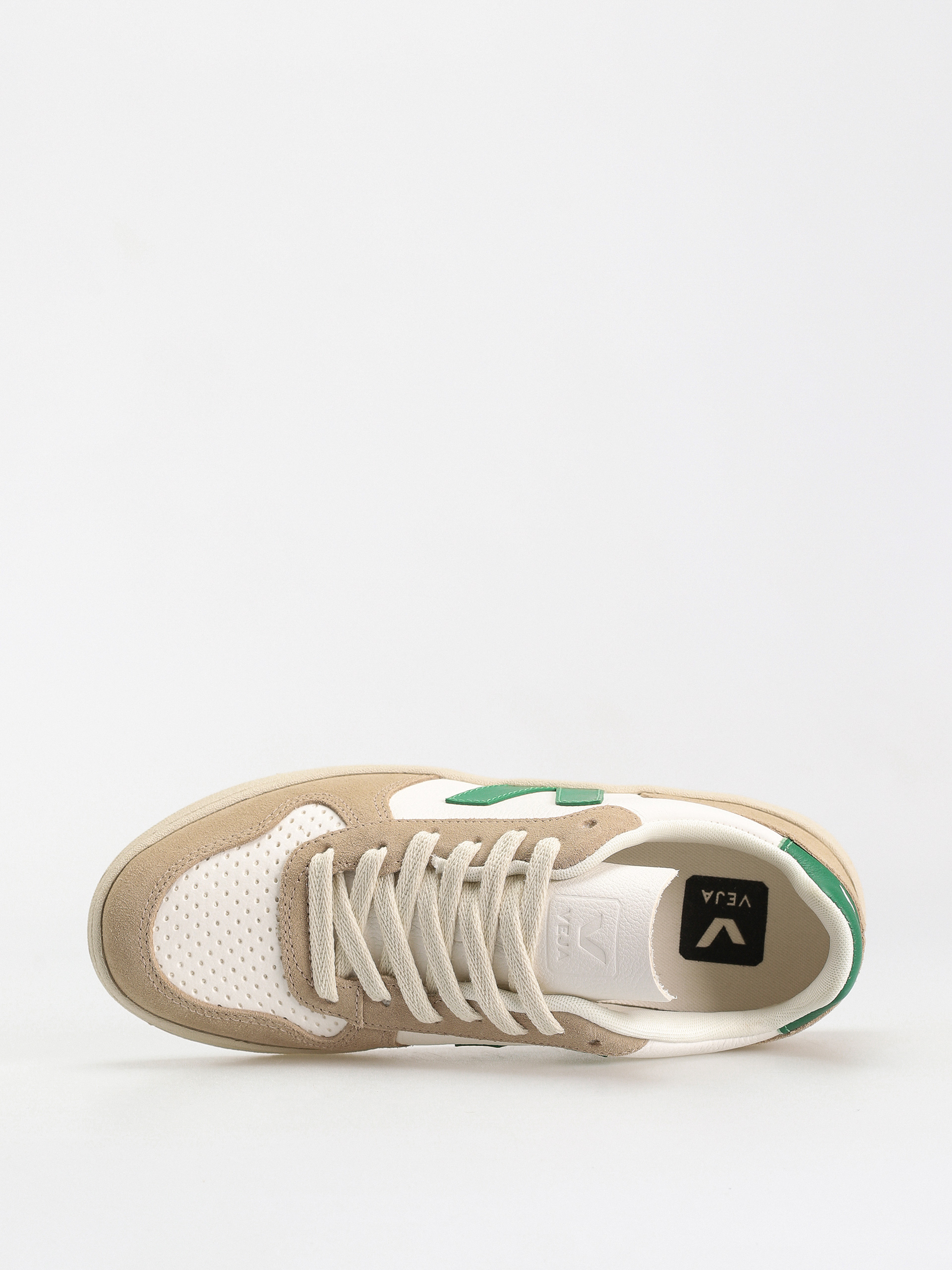 Pantofi Veja V-10 Wmn (extra white emeraude sahara)