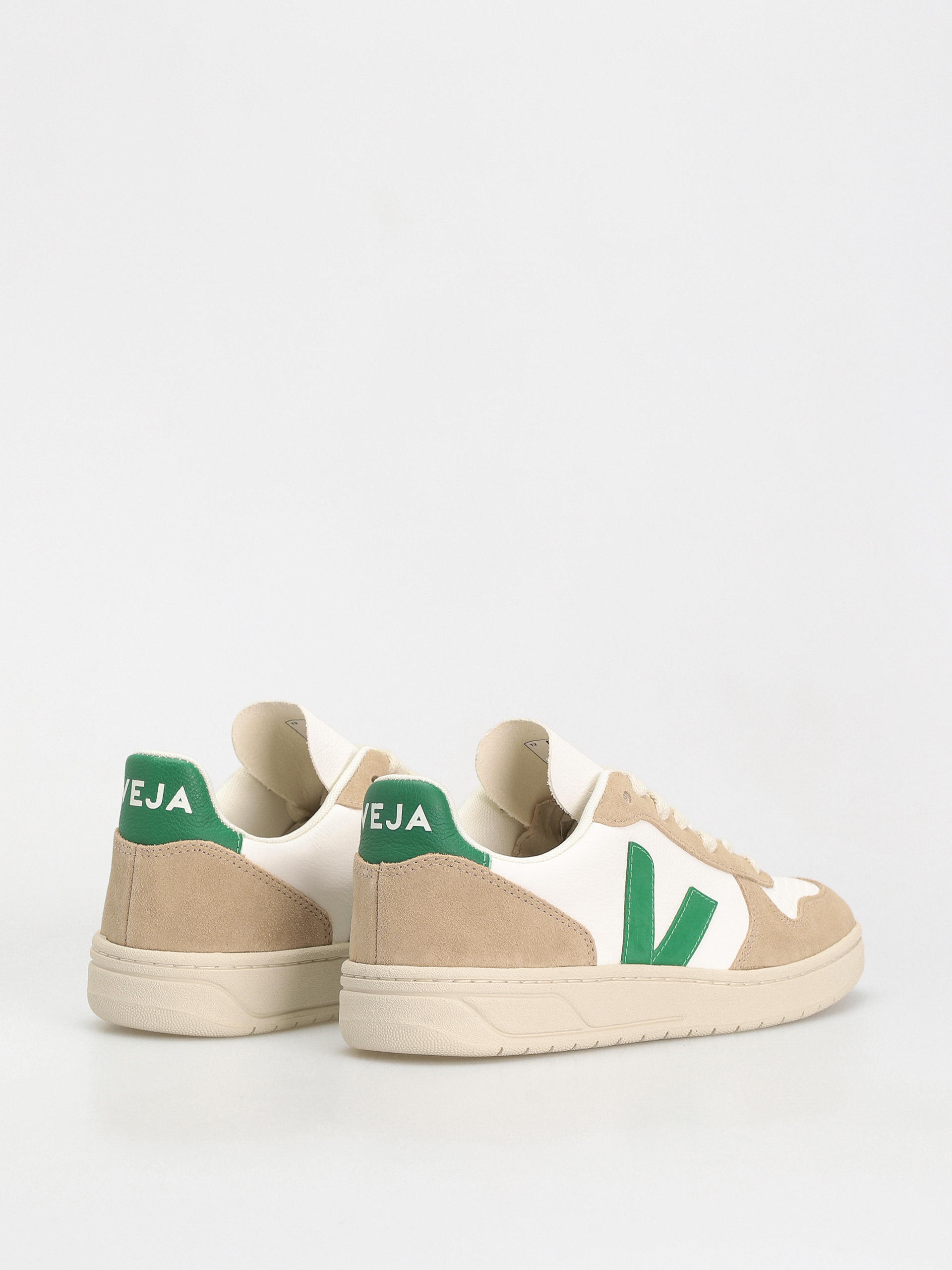 Pantofi Veja V-10 Wmn (extra white emeraude sahara)